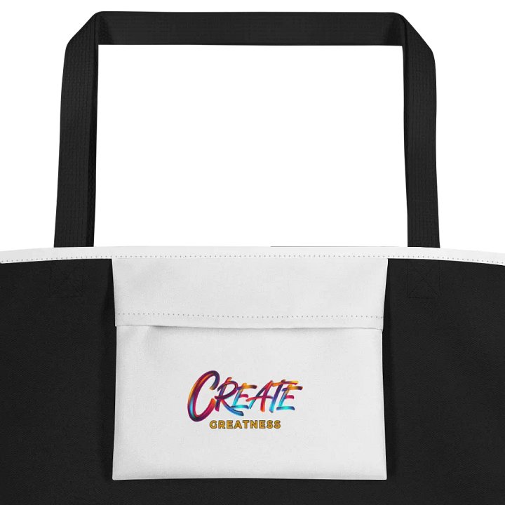 Expressive Born to Dance Her Silhouette All-Over Tote Bag product image (2)