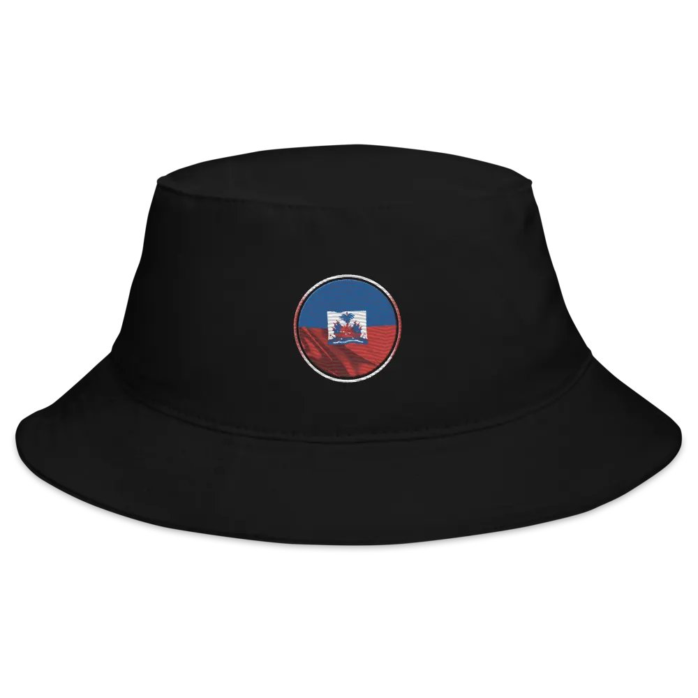 Pride of Haiti Brushstroke Bucket Hat product image (4)