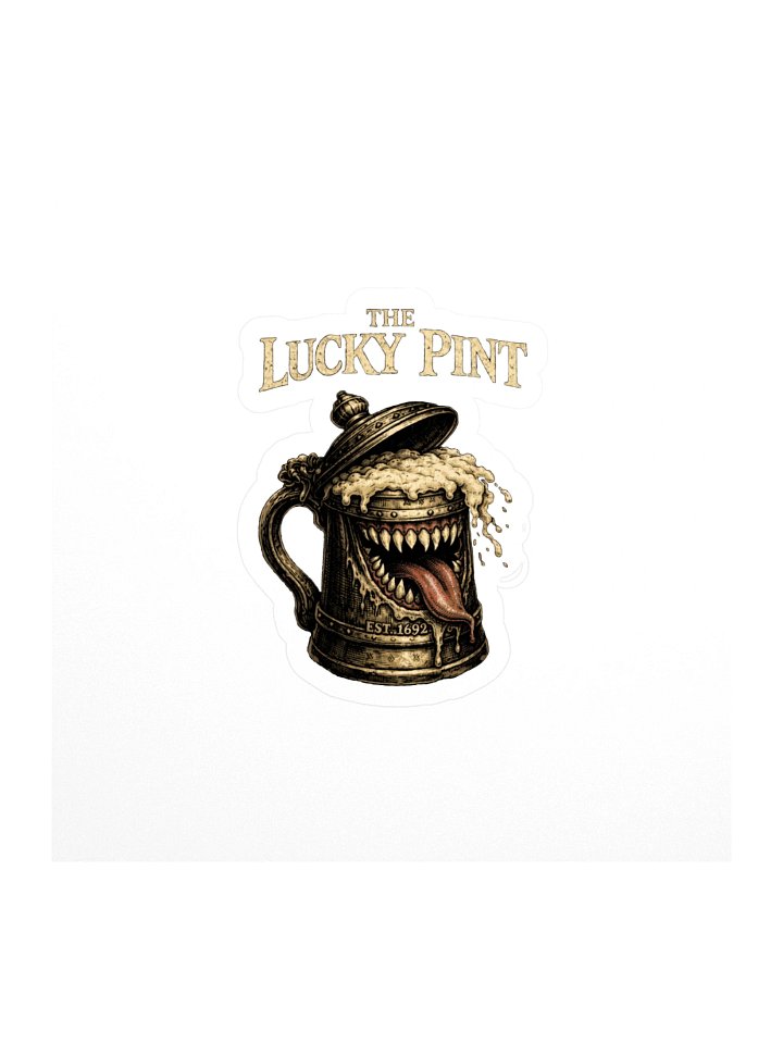 Lucky Pint Sticker | Dark Fantasy Mimic product image (1)