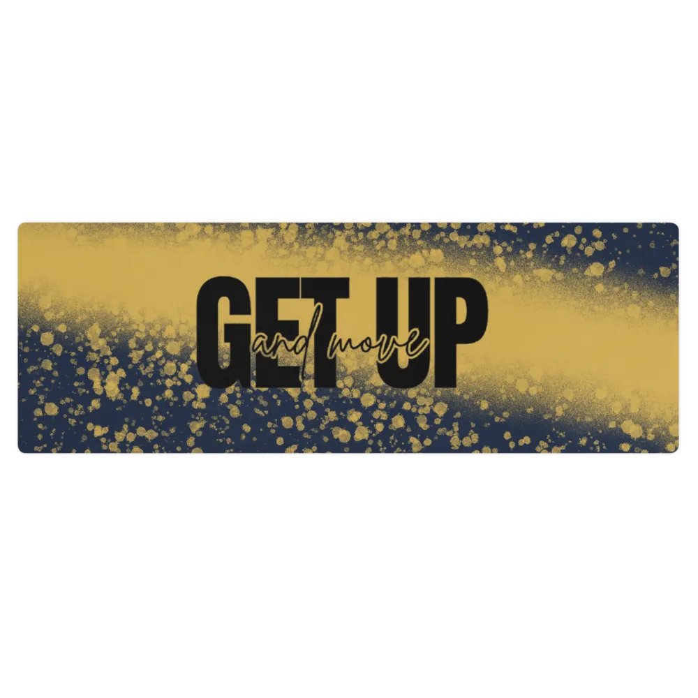 Get Up & Move Yoga Mat Blue product image (1)