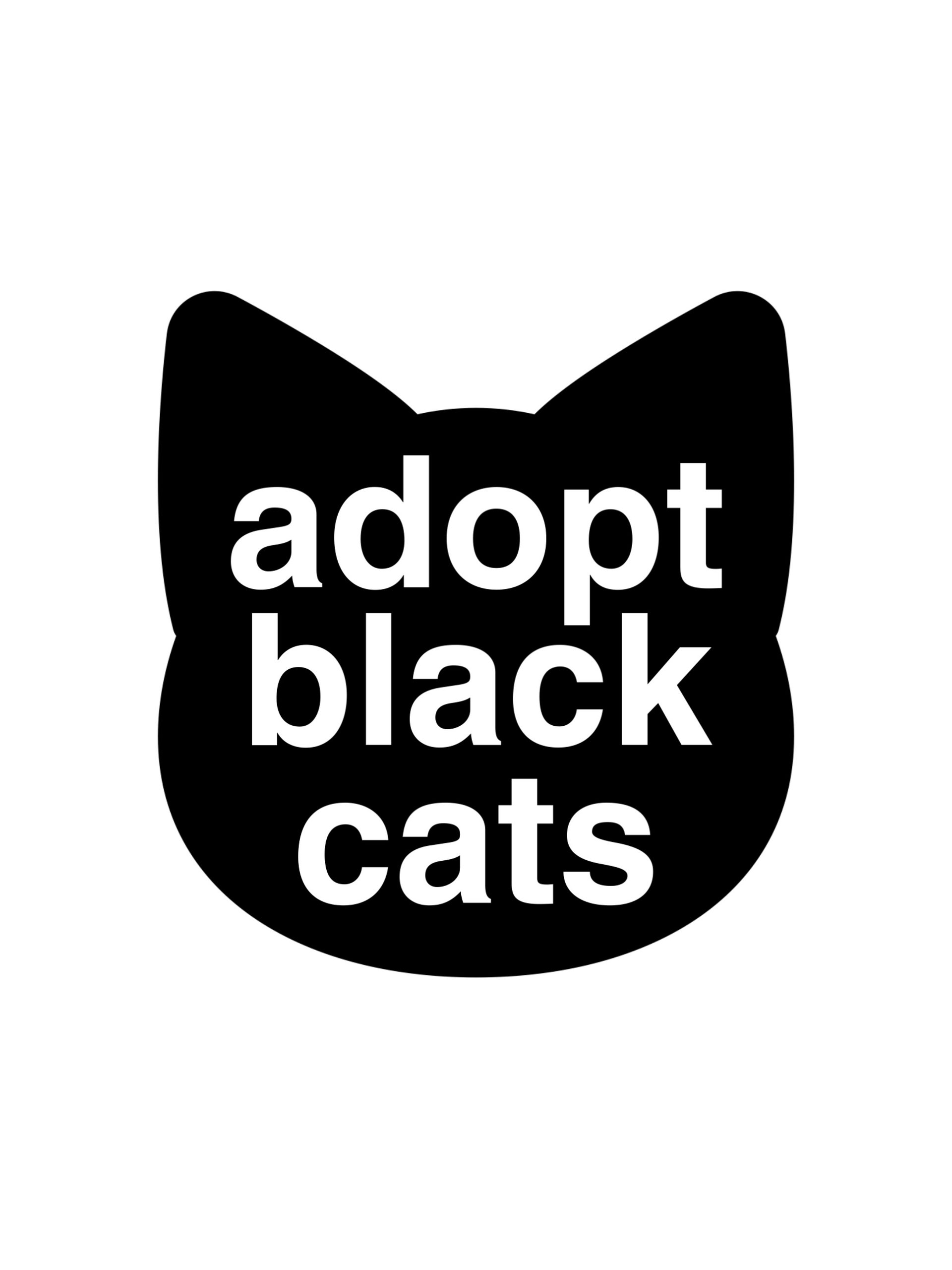 Adopt Black Cats magnet product image (1)