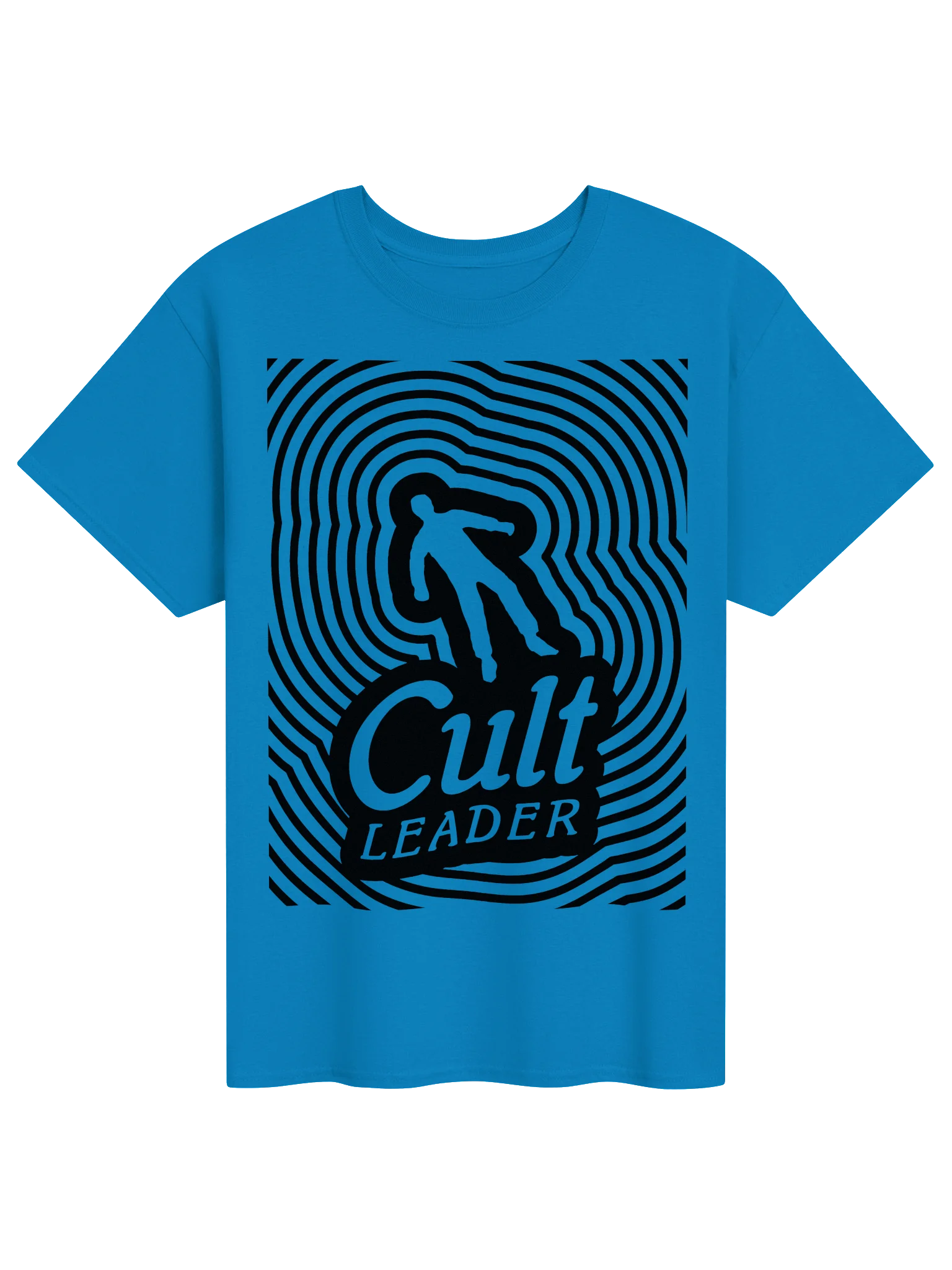 Cult Leader Minimal Blue T-shirt product image (1)