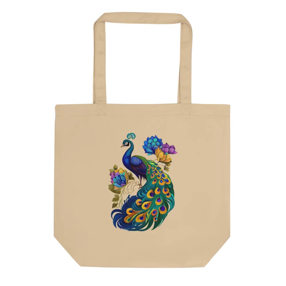 Vibrant Peacock Parade Tote Bag product image (3)