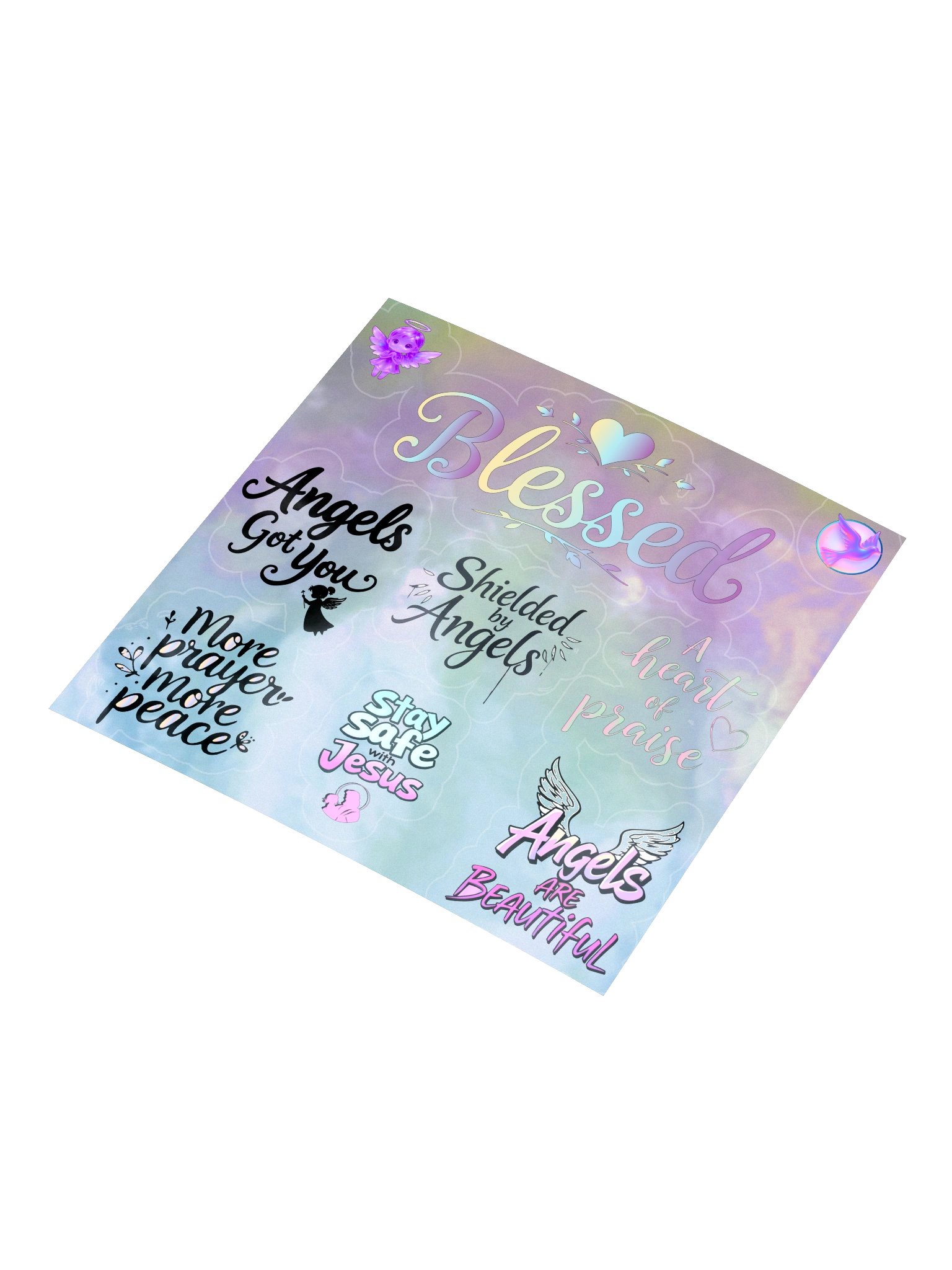 Blessed Holographic Sticker Sheet product image (3)