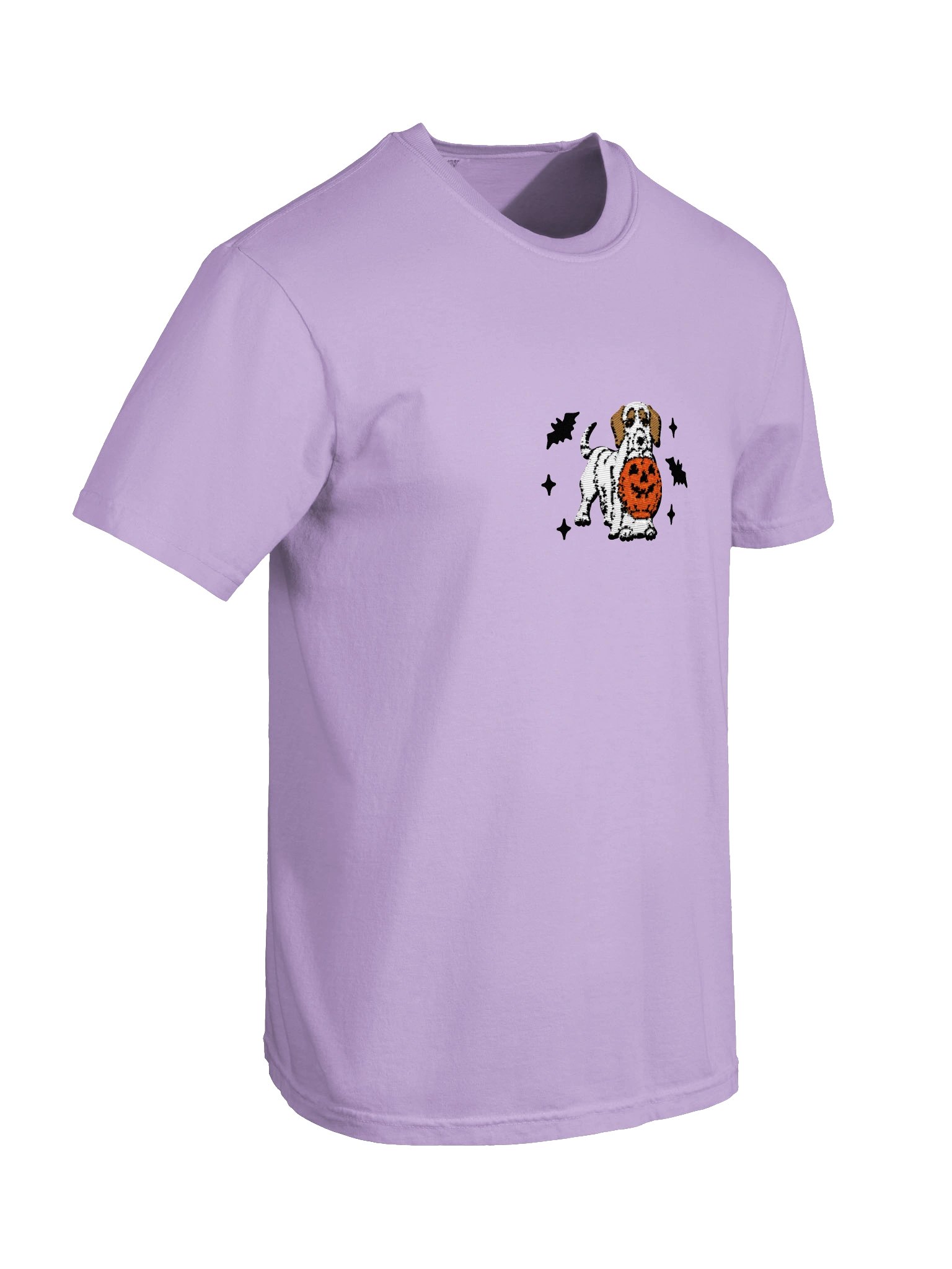 Halloween Dachshund(Pied, Brown) Embroidered T-Shirt product image (46)