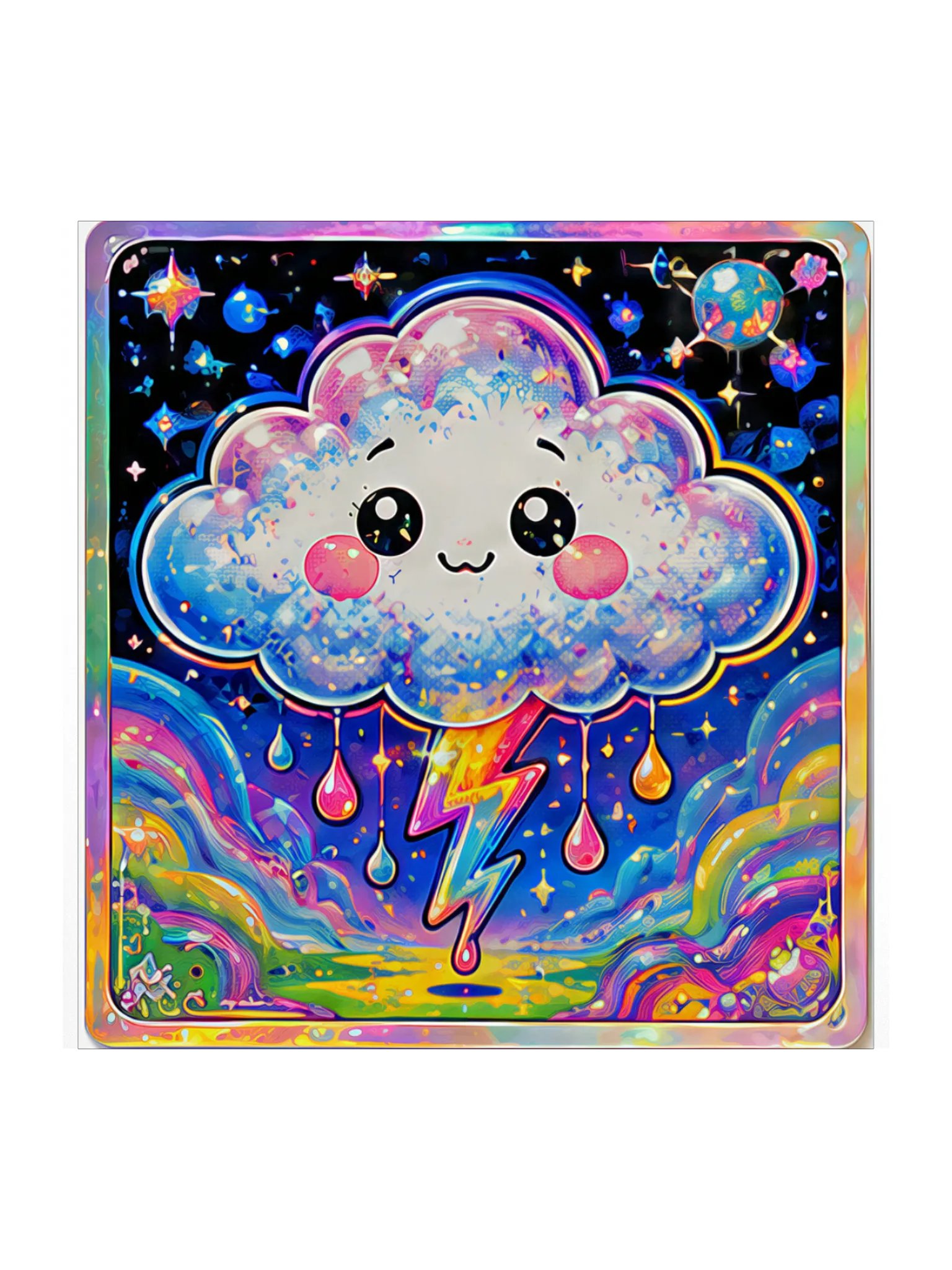 Thunder Cloud Sticker product image (1)