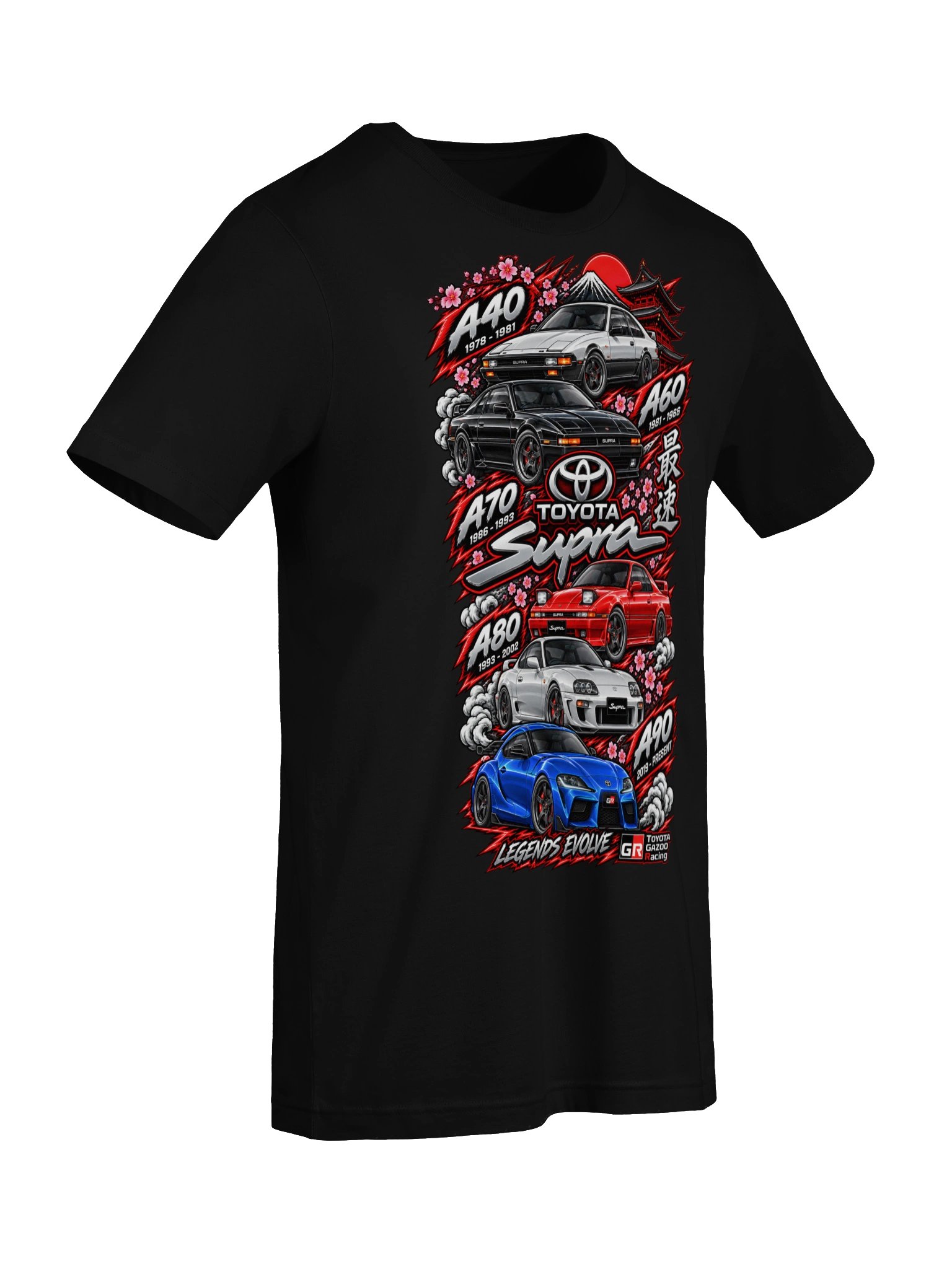 Toyota Supra Generations Tribute Tee product image (8)