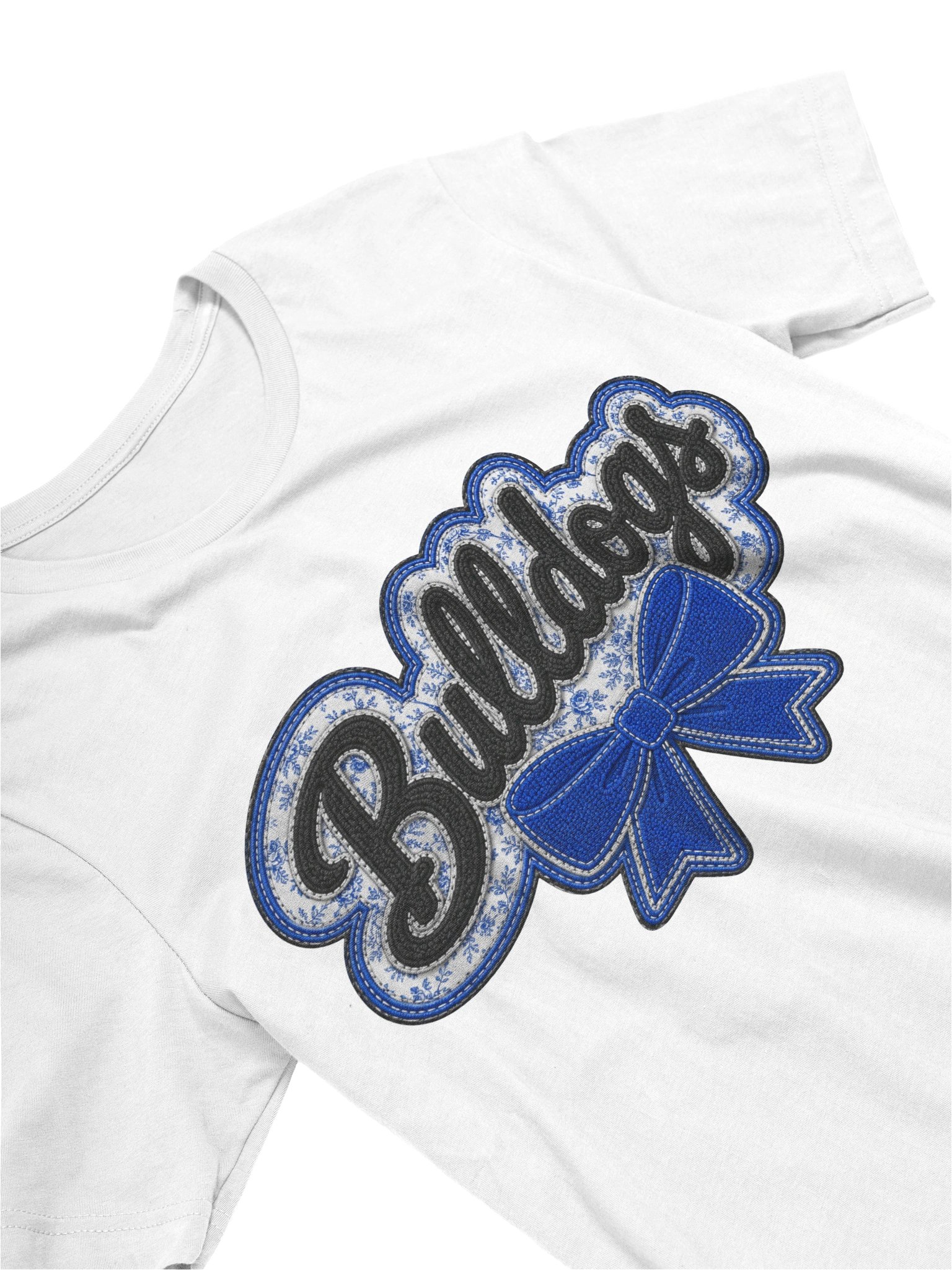 Bulldogs faux stitch tee product image (9)