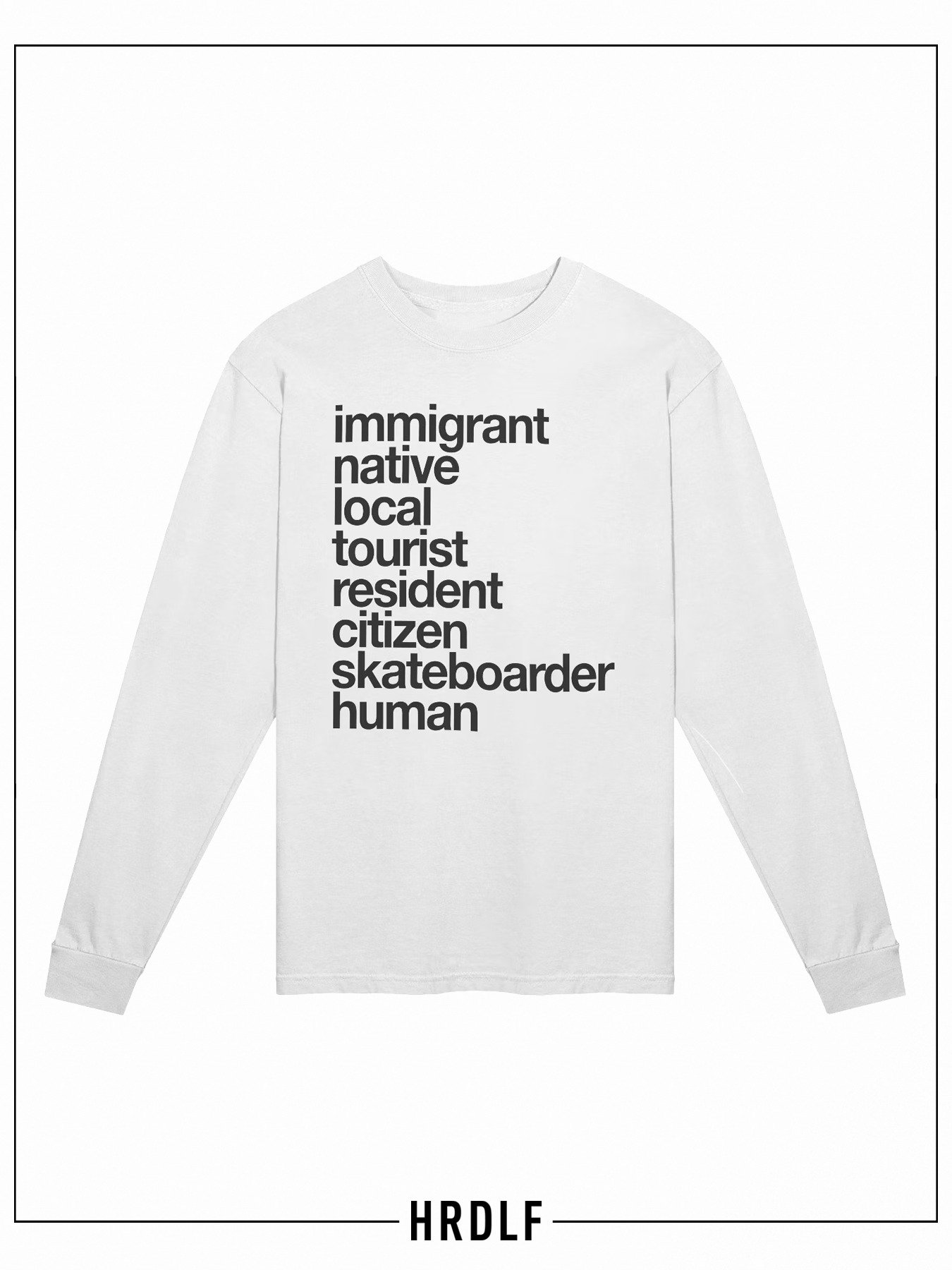 Human Beings - White Longsleeve product image (1)