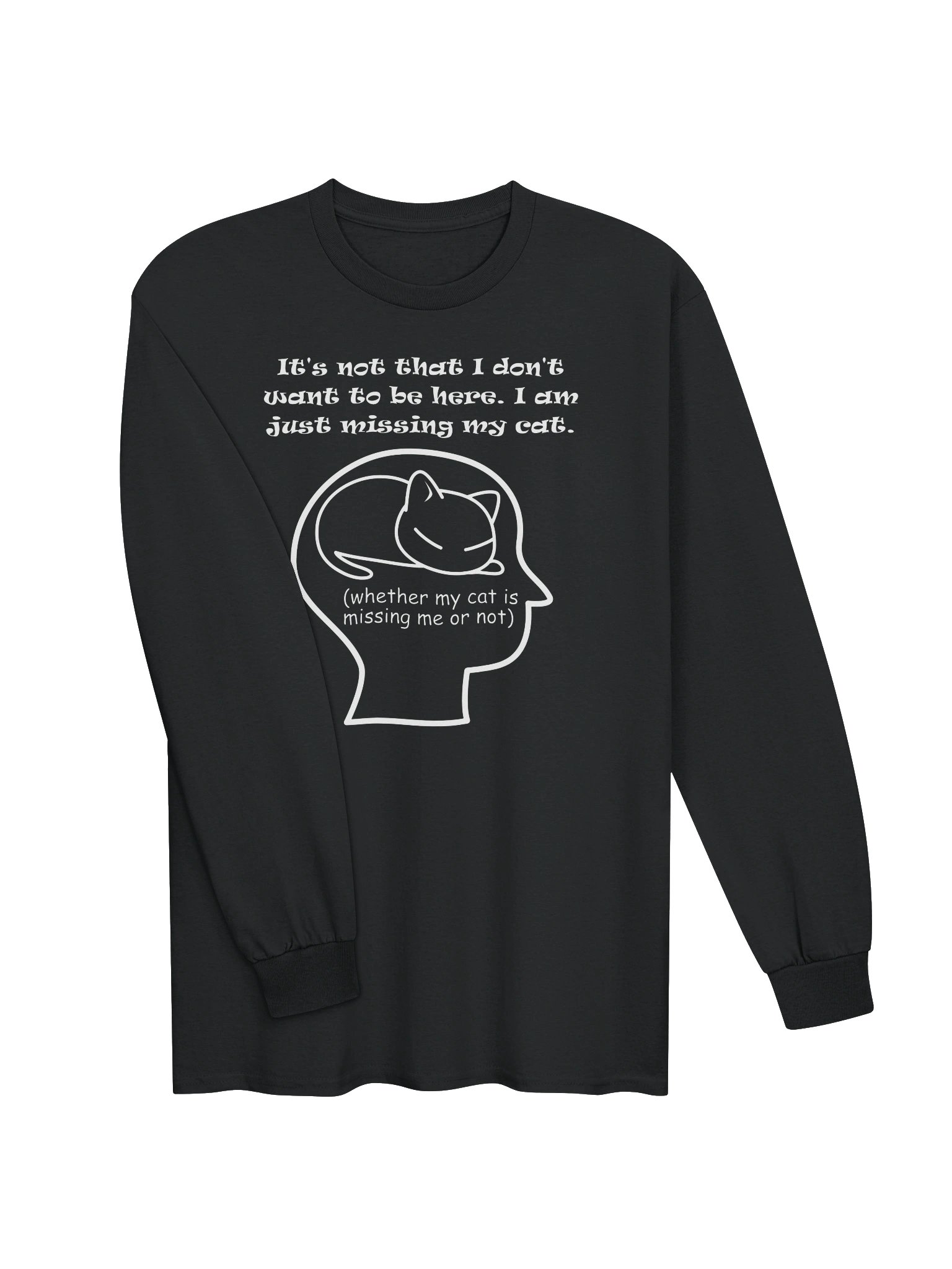 Monday Blue Kind of Mood - Unisex Adult Long Sleeve T-shirt product image (2)