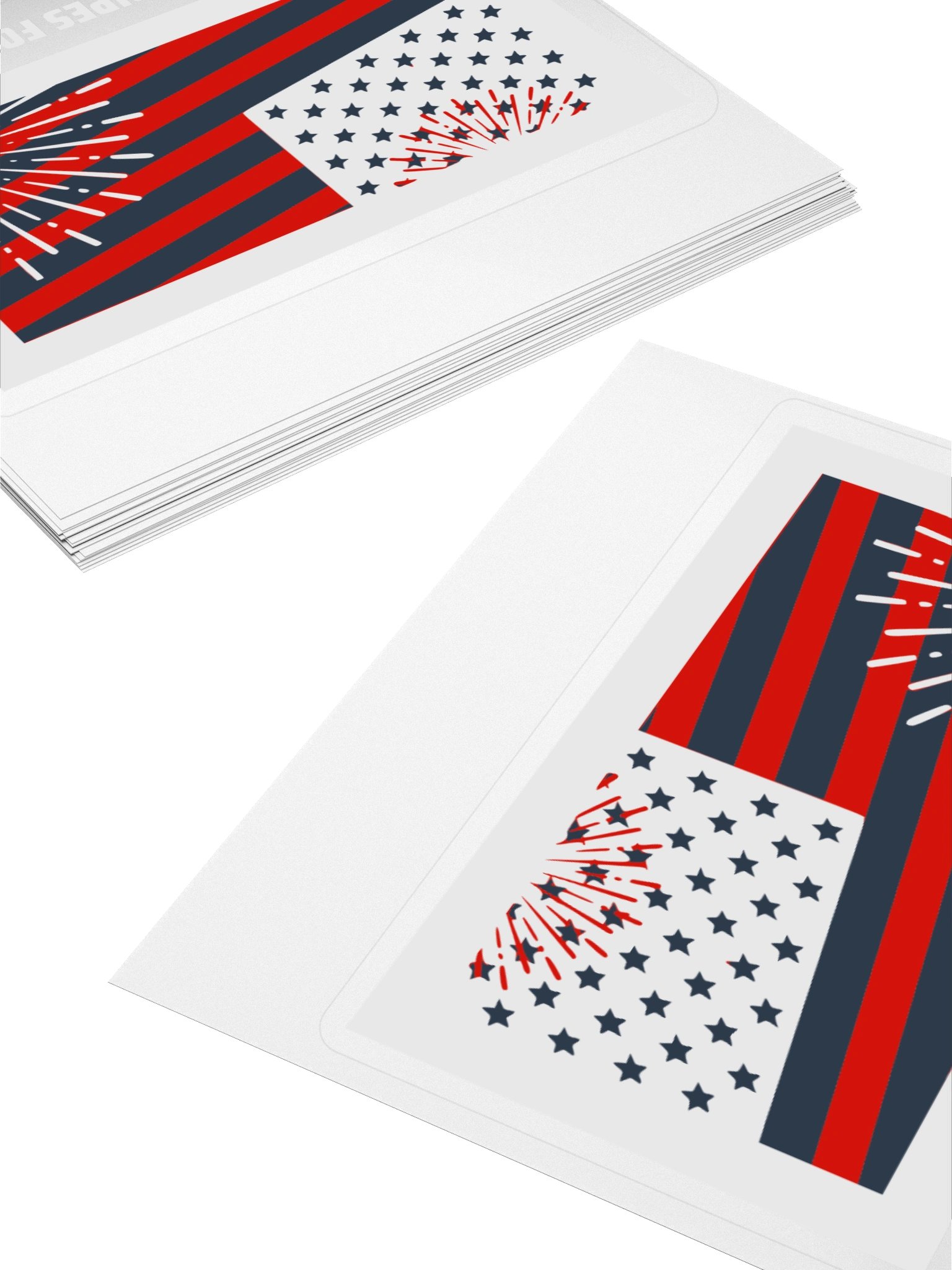 Firework Flag Kiss Cut Stickers product image (4)
