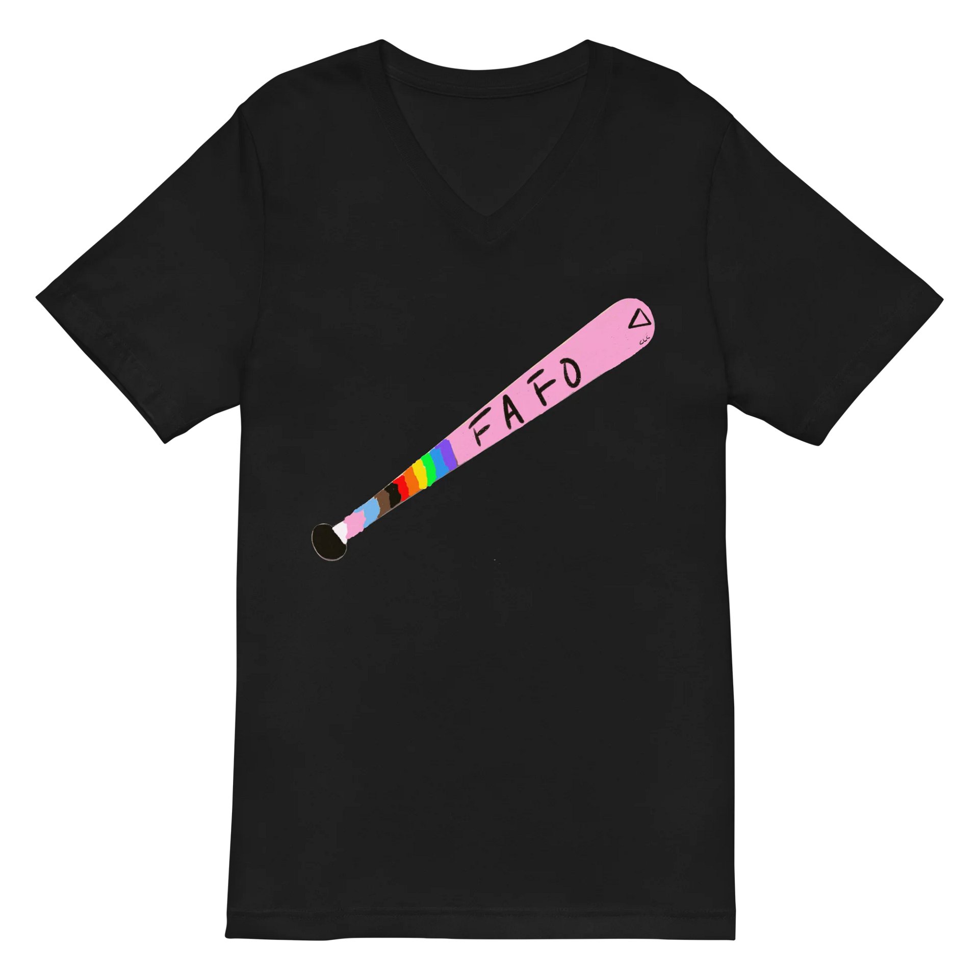 FAFO (SFW version) V-Neck tee product image (2)