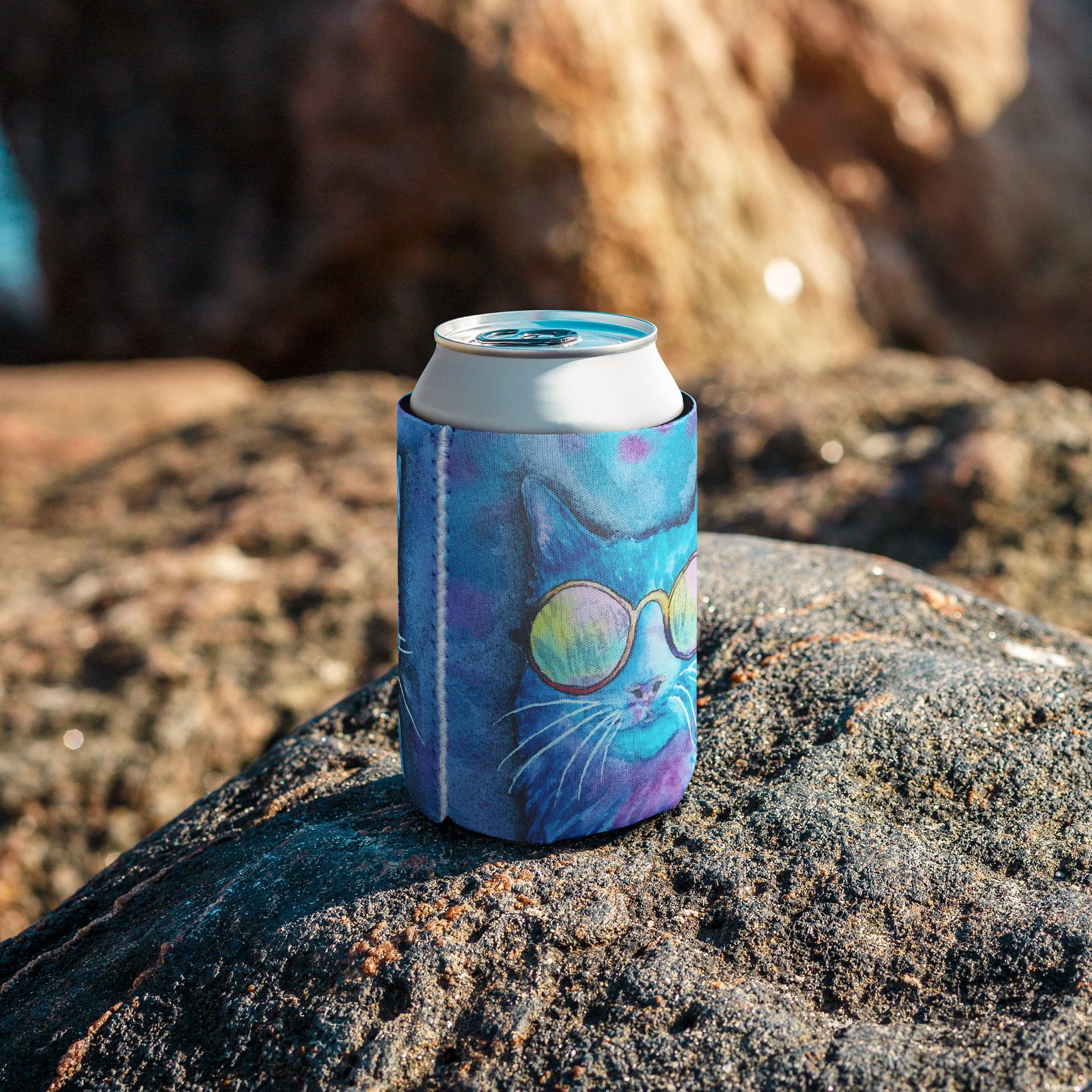Willa the Wonder Cat — Custom Can Cooler product image (8)