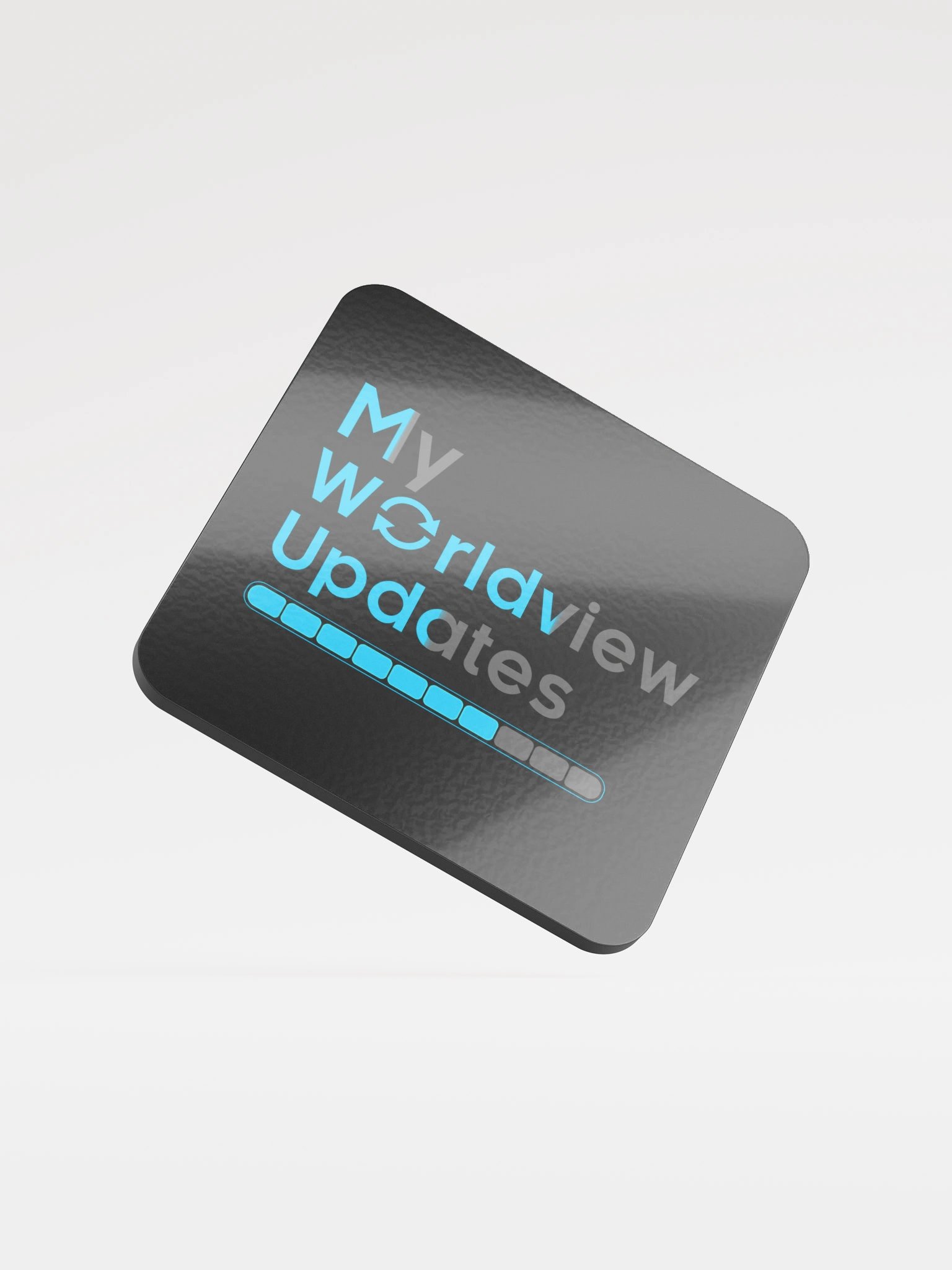 My Worldview Updates - Glossed Cork Coaster product image (1)