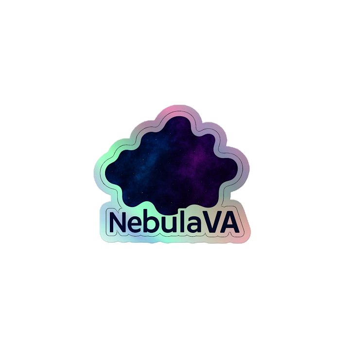 NBLVA Cosmic Cloud Holographic Sticker Set product image (1)