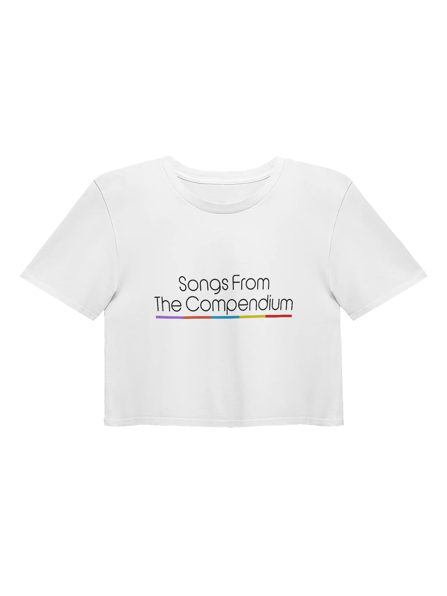 "Songs From The Compendium" Crop Tee product image (1)