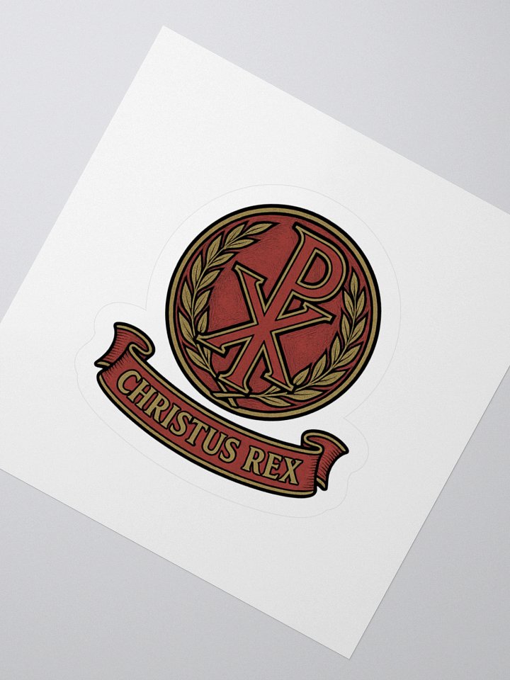 Chi-Rho sticker red product image (2)