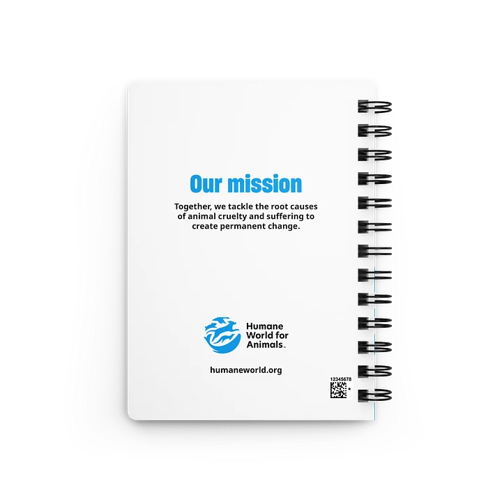 Journal - Supergraphic - blue on white product image (2)