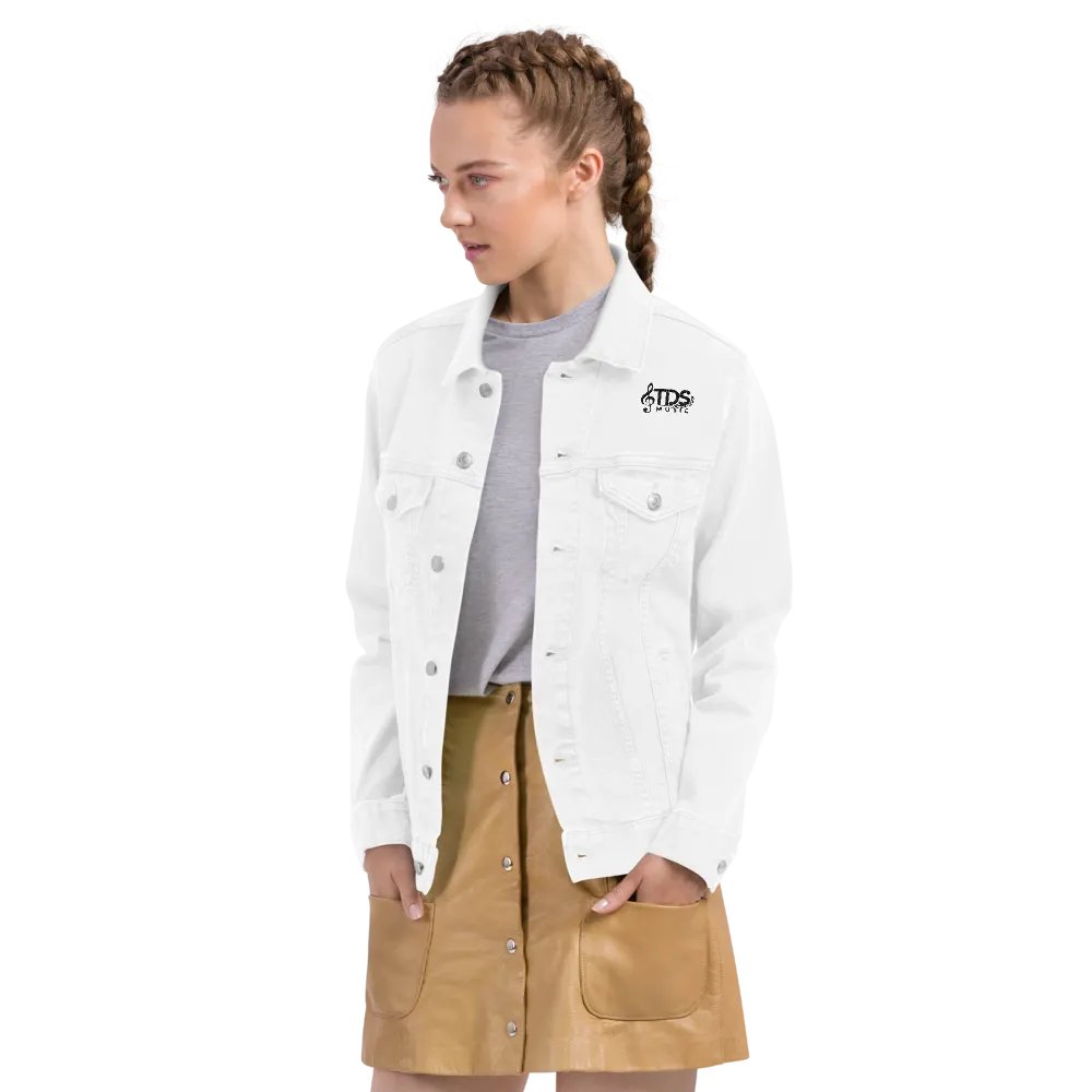 TDS Music Unisex Denim Jacket with Minimalist Mountain Design product image (1)