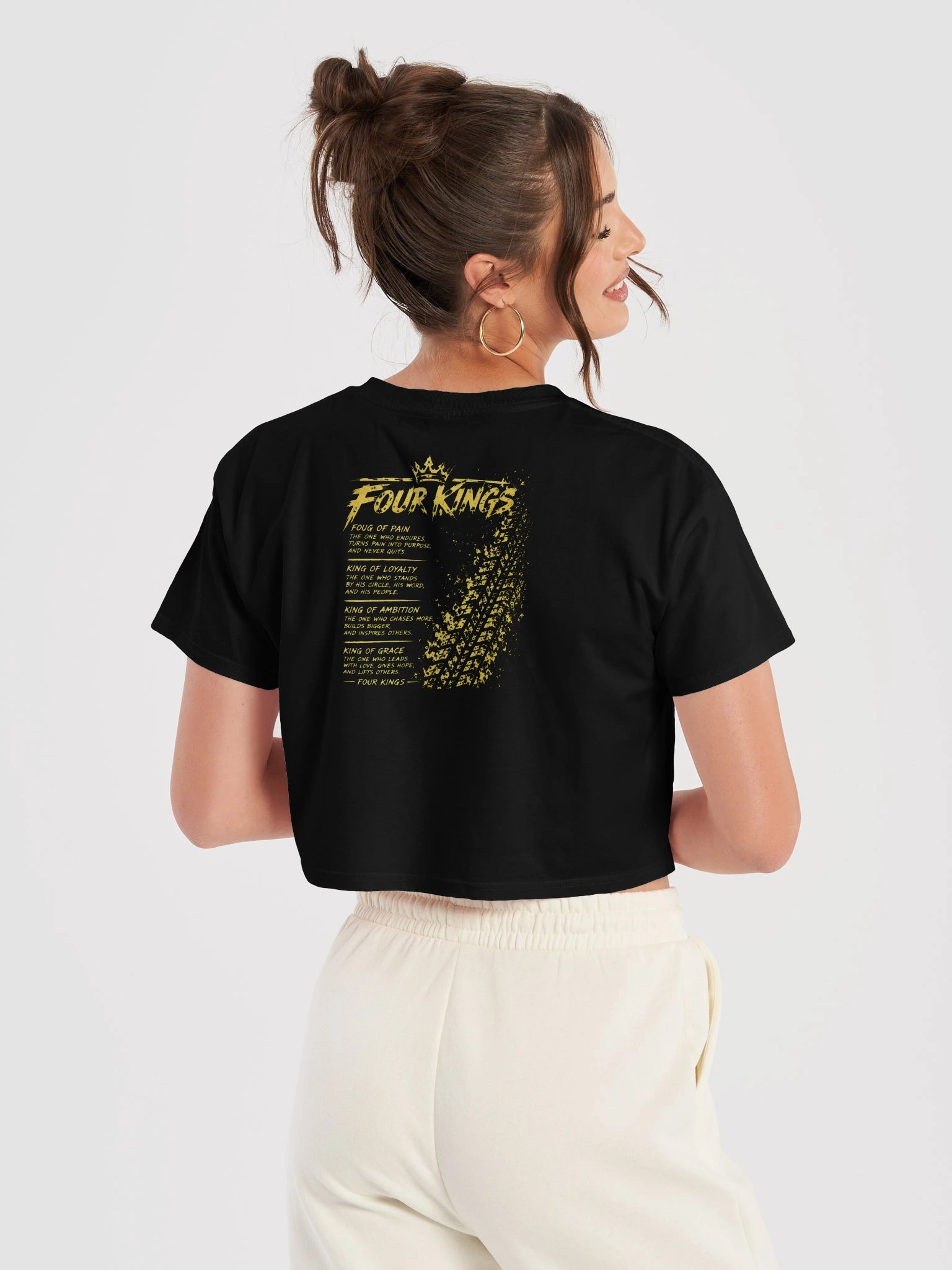 FOUR KINGS Women's Premium Crop Top product image (29)