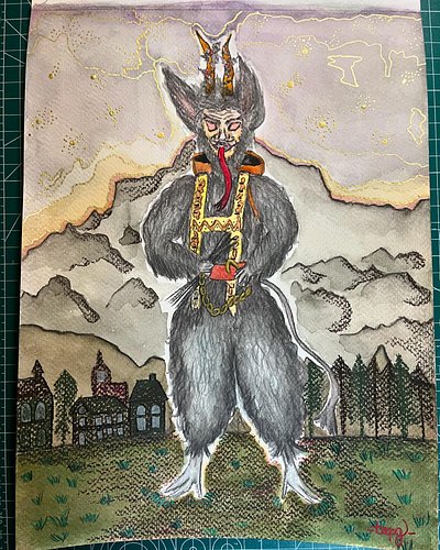 He’s just a lil’ Krampus fella. 

Thanks mateys scallywags and friends for the stream. Y’all are truly the best. 🥰