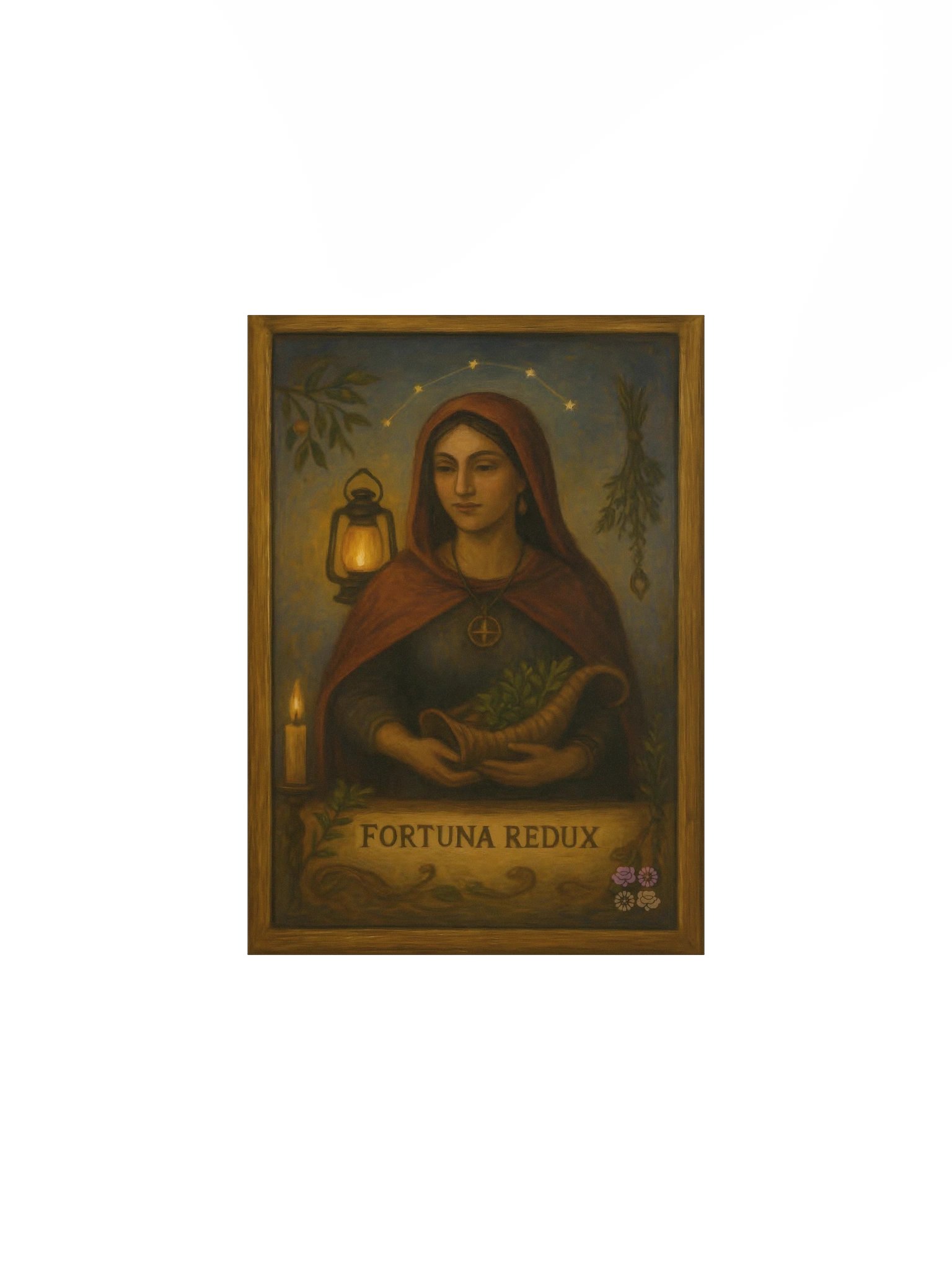 Goddess Fortuna Redux Folk Art Mini-Poster product image (1)