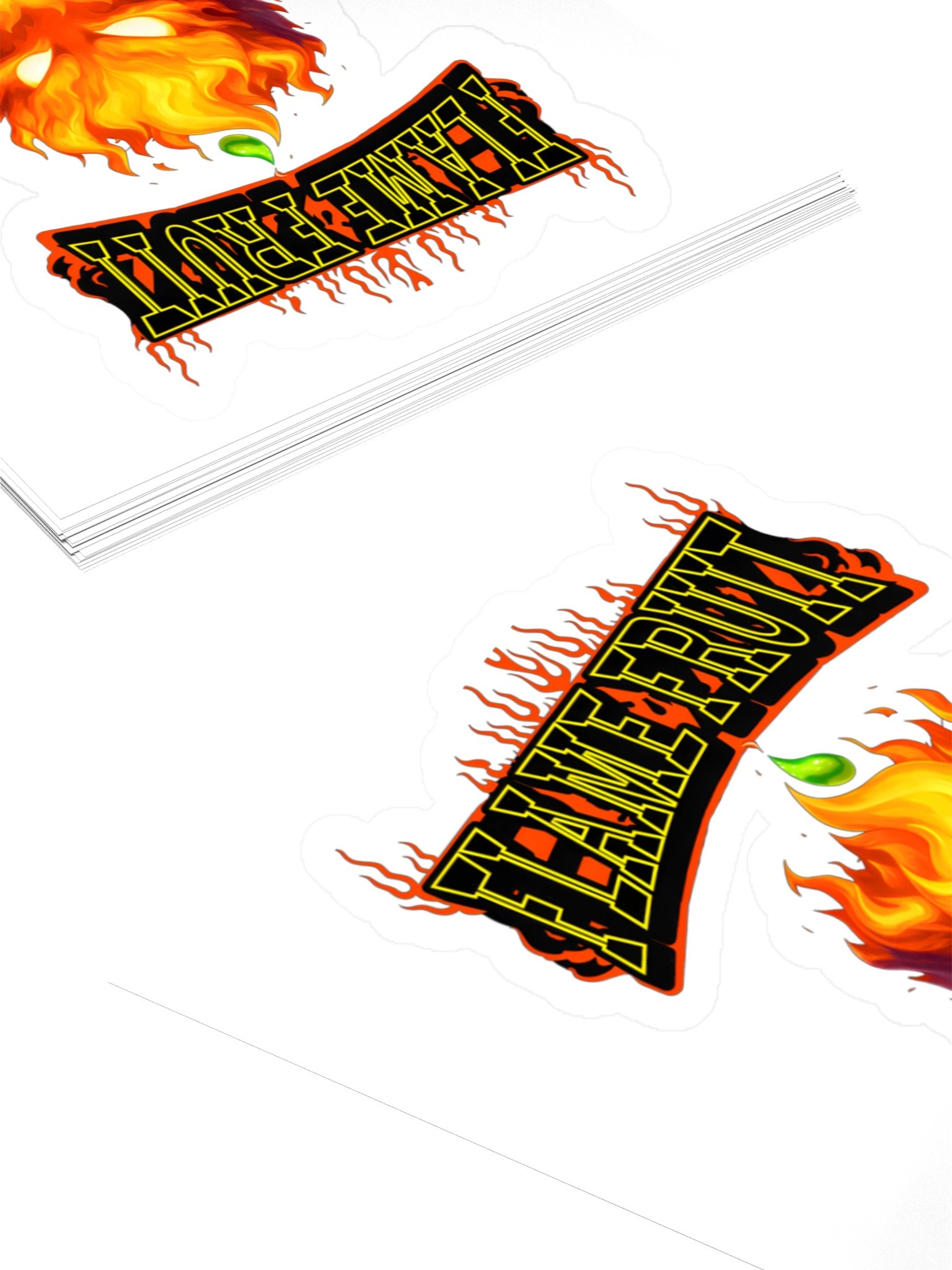 Flame Fruit Sticker 3x3" Blox Fruits Gamer Gift For Kids product image (4)