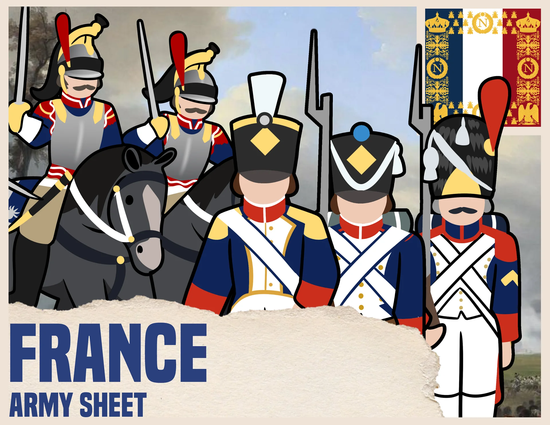 France Army Sheet product image (1)