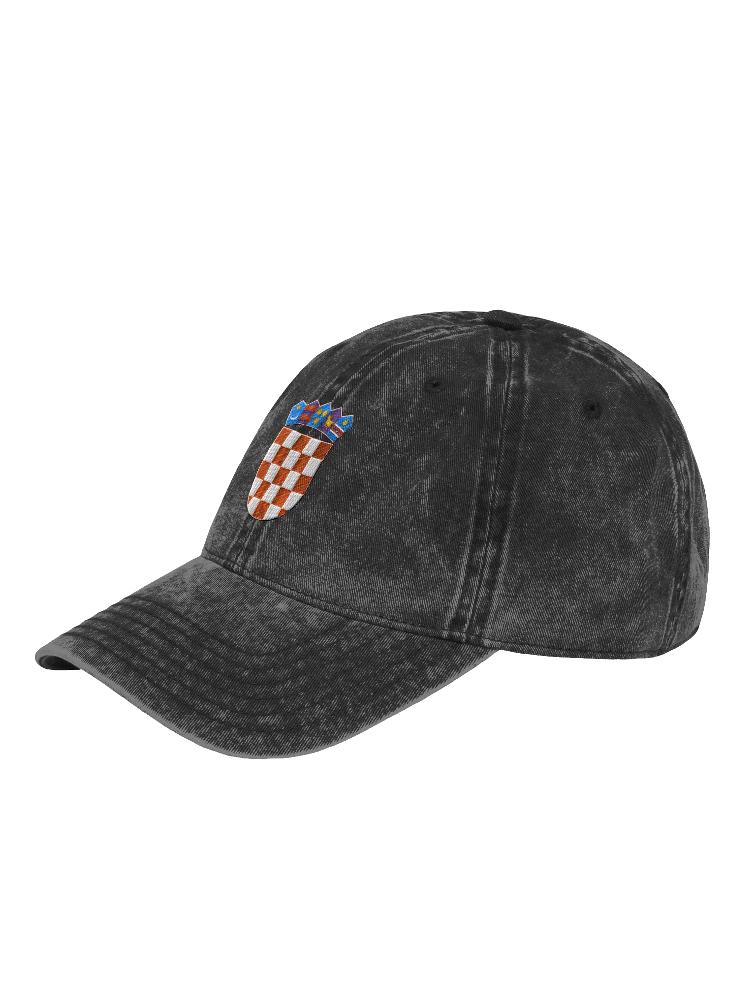 Croatia Coat Of Arms Flag Embroidery Vintage Hat product image (14)
