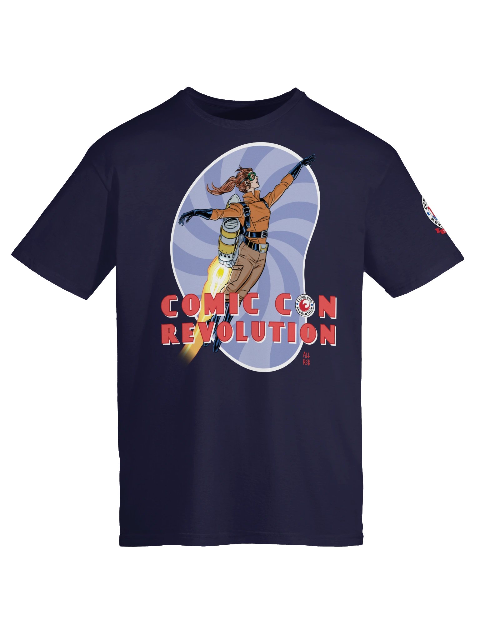 Comic Con Revolution 10th Anniversary Jetpack Jules 2021 Reissue Tee product image (73)
