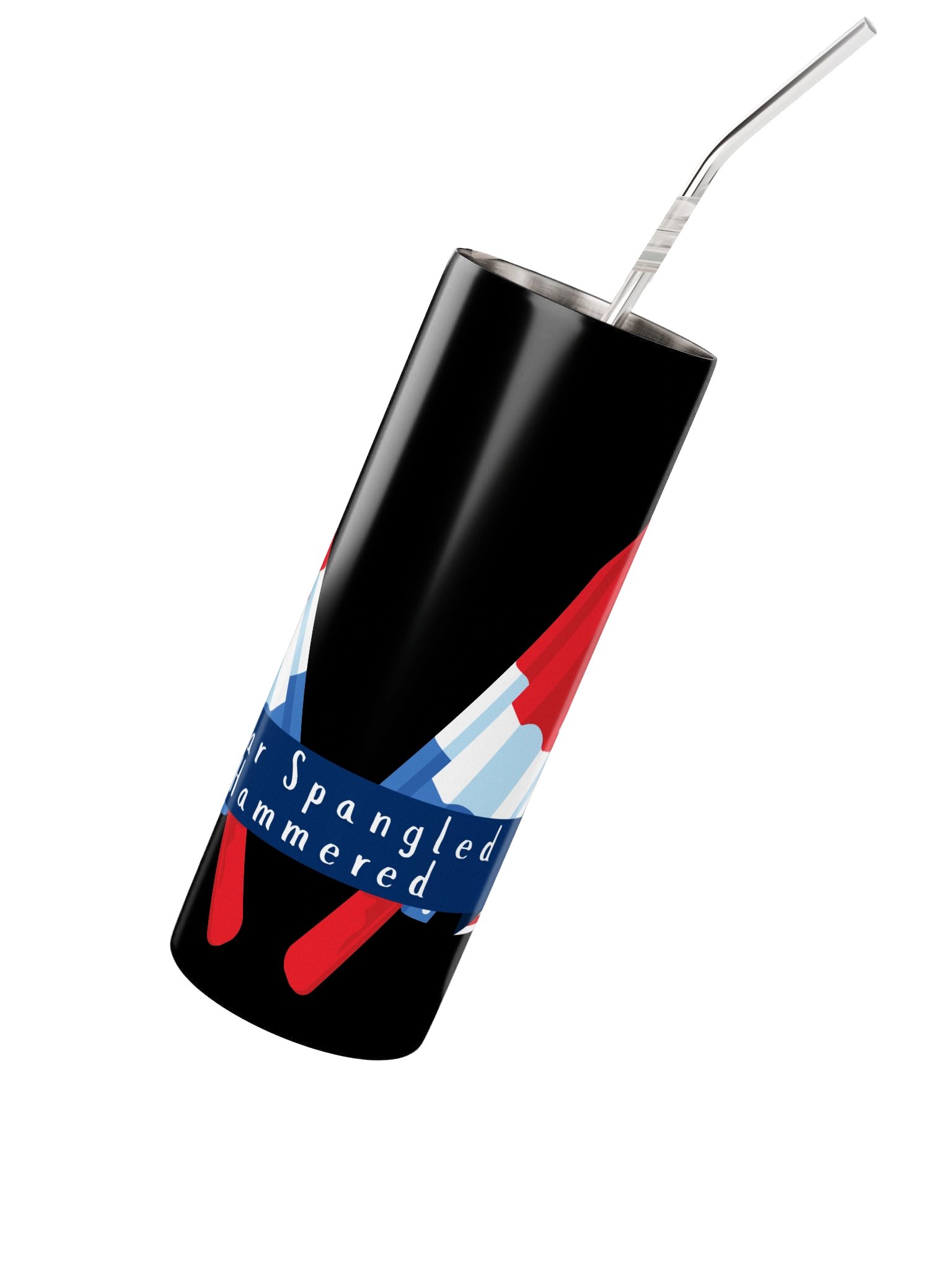 Star Spangled Hammered Patriotic Tumbler product image (2)