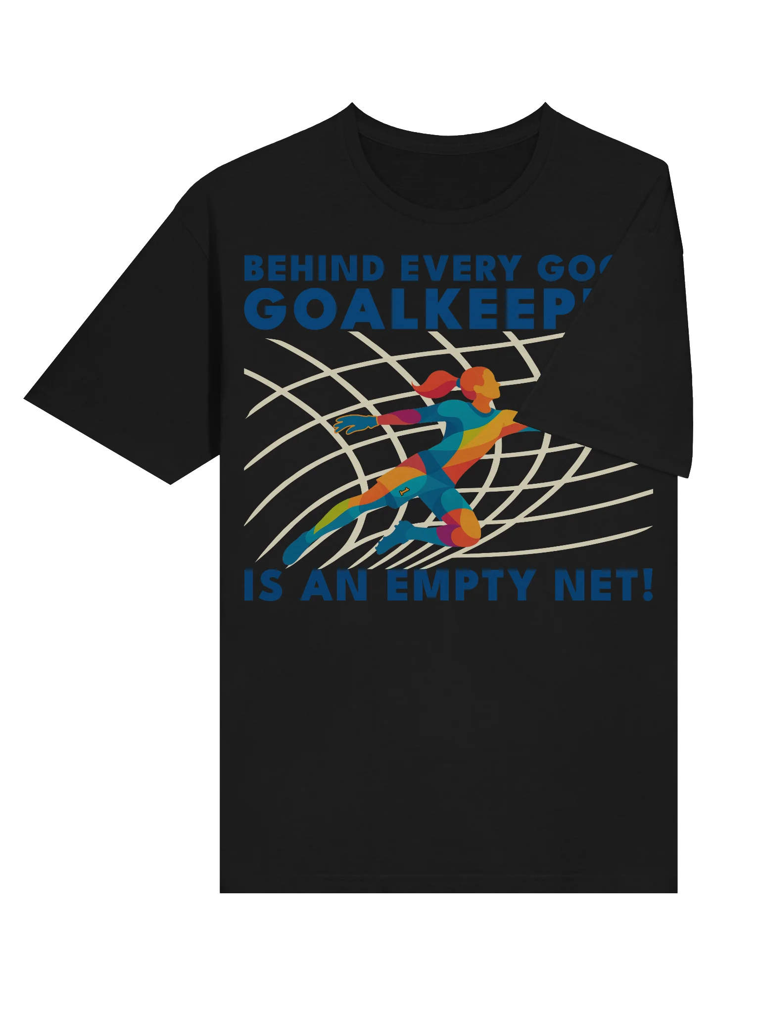 Empty Net Hero — Goalkeeper Vector T-Shirt product image (6)