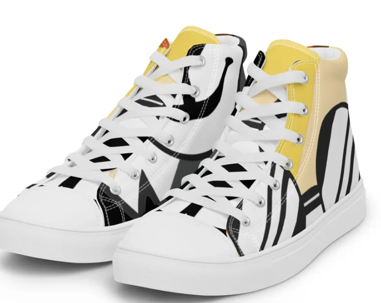 Bear Necessities Men’s high top canvas shoes product image (2)
