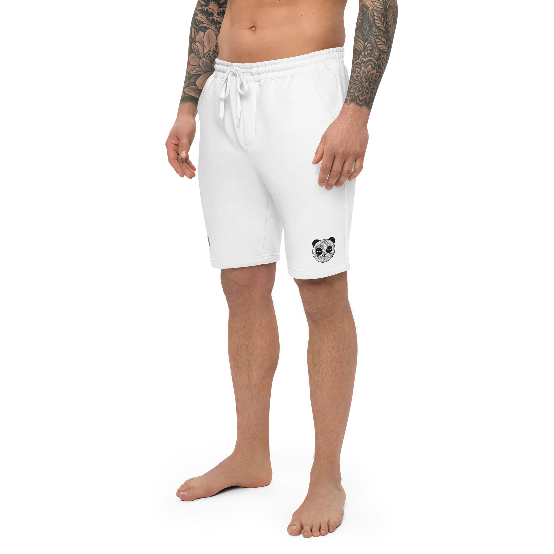Embroidered Panda Bamboo Shorts product image (3)
