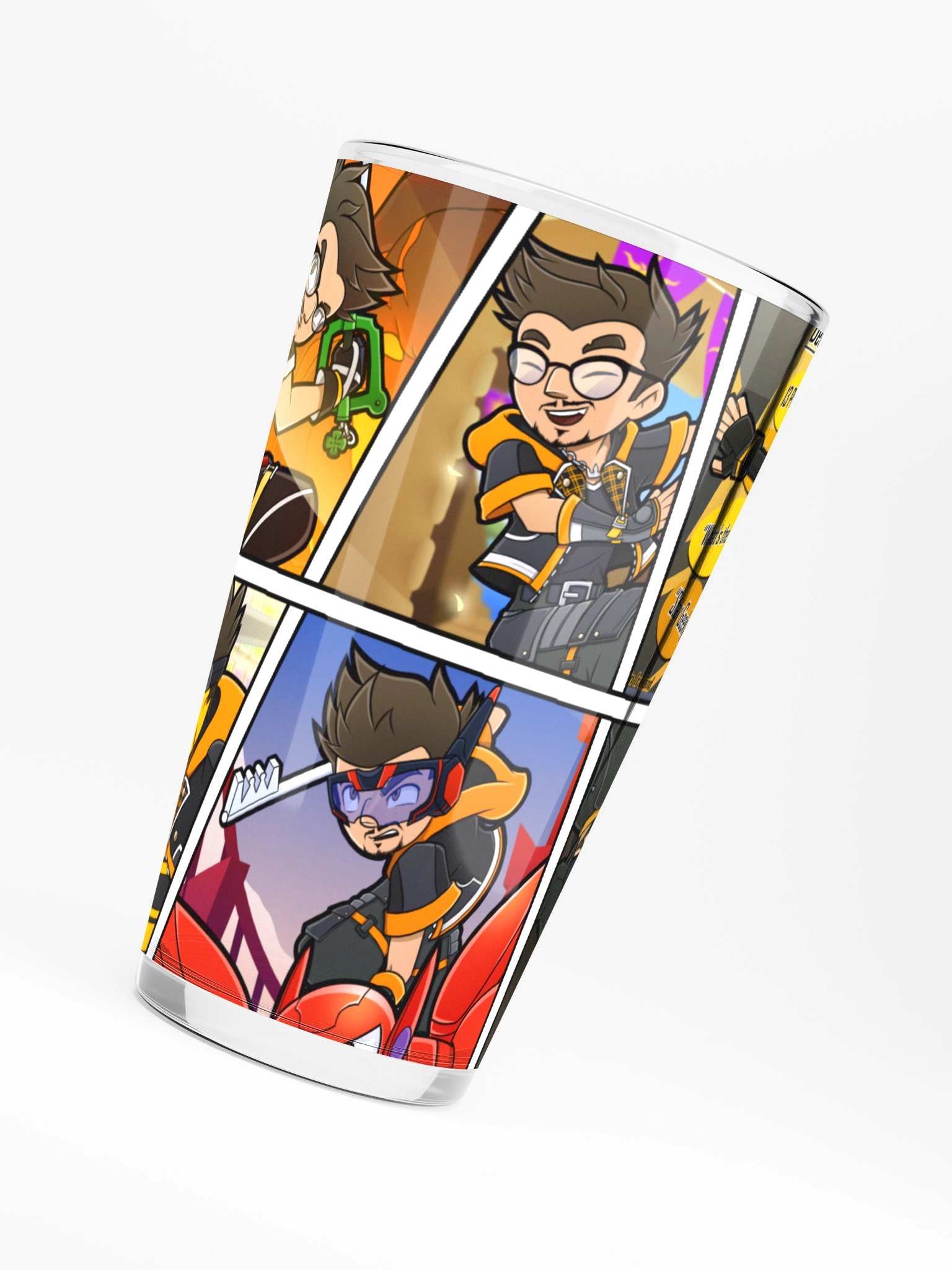 The ''KingDee Hearts'' Adventure Shaker Pint Glass product image (6)