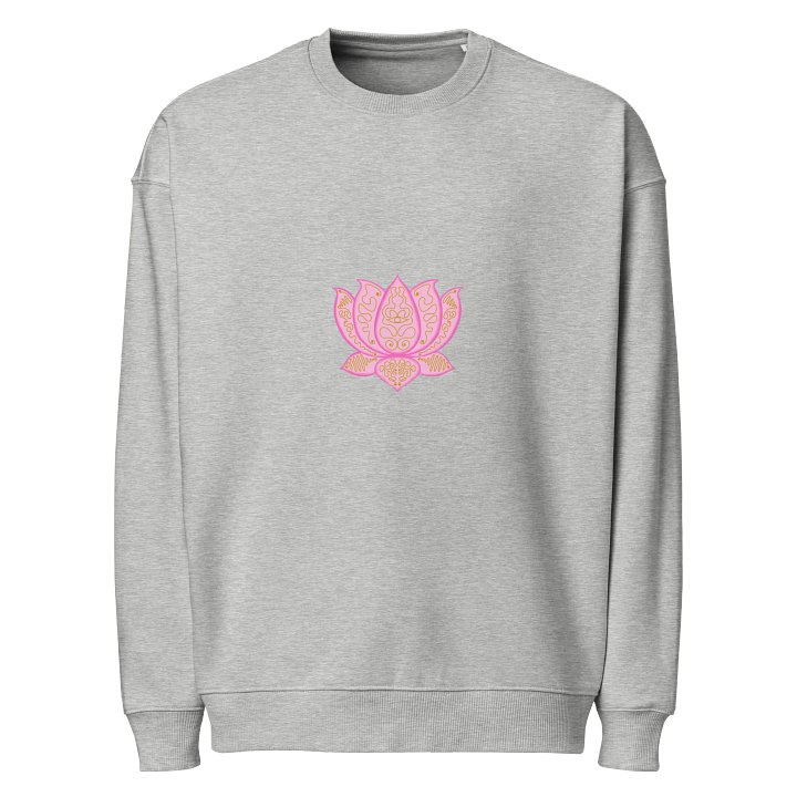 Lotus Blossom Gold Embellished Sweatshirt product image (1)