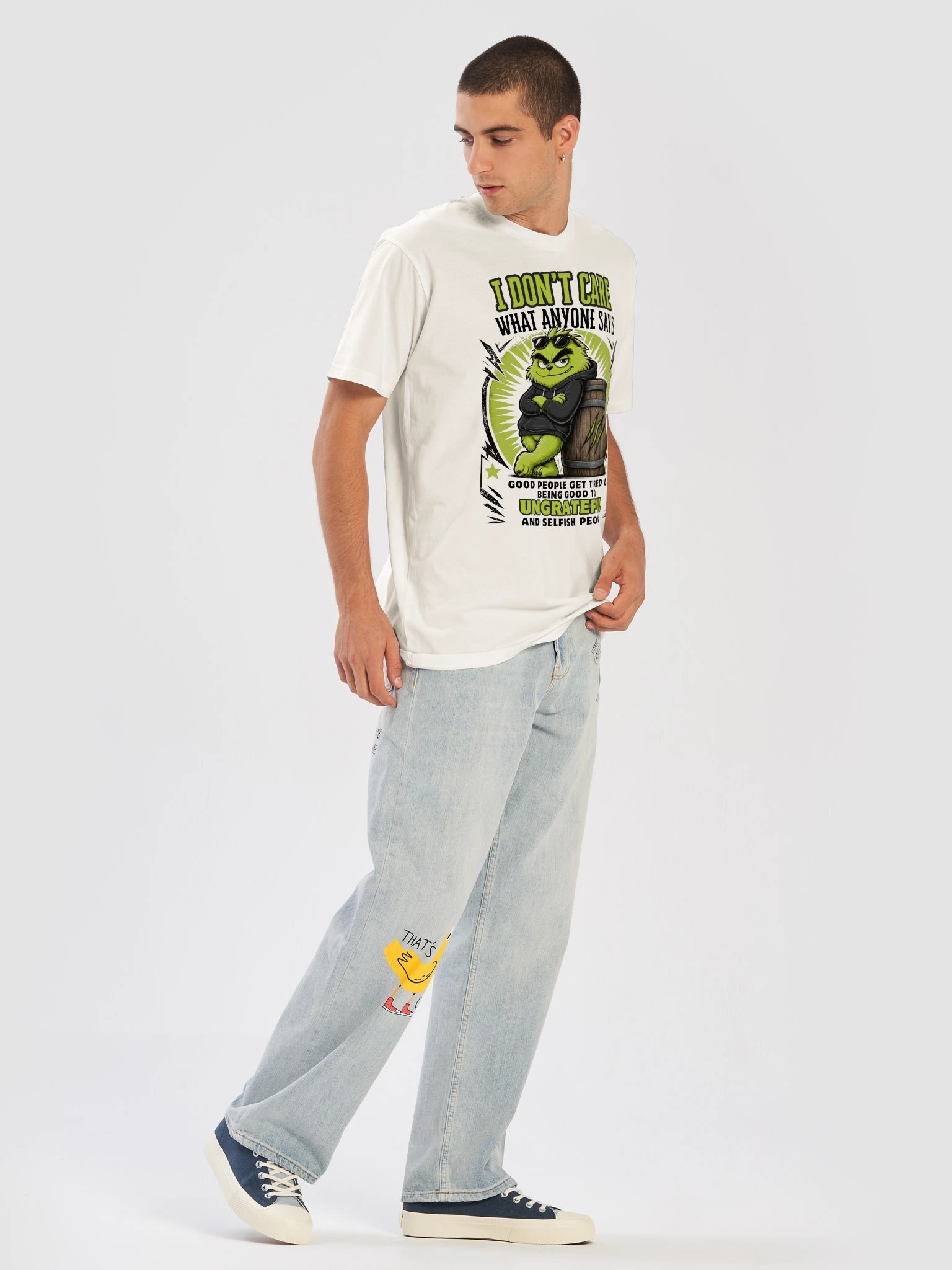 My Life My Rules Green Cartoon Streetwear T-Shirt product image (20)