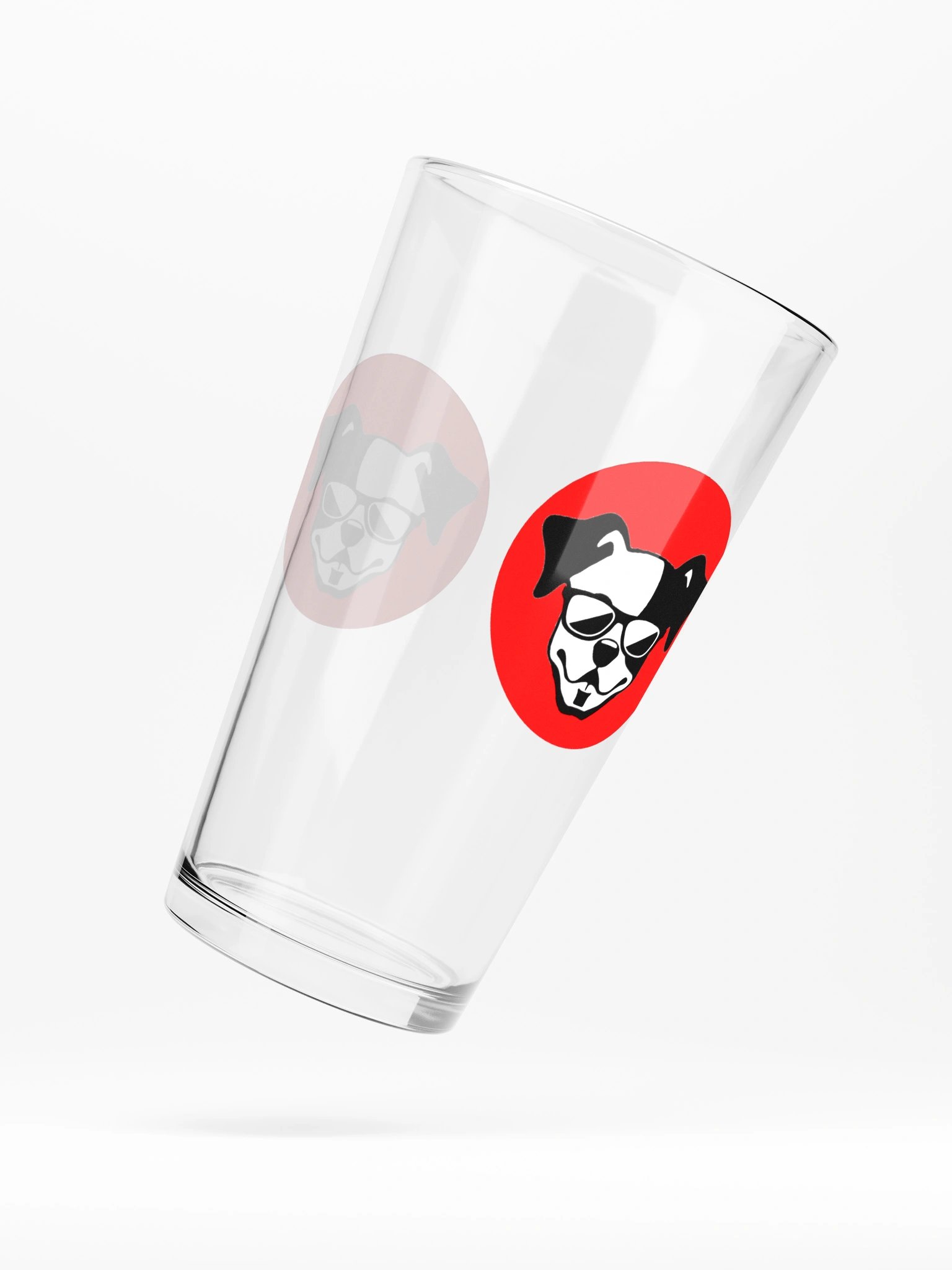 Red Logo Pint Glass product image (6)