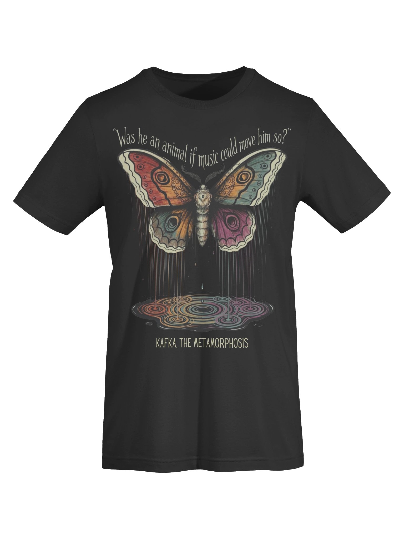 Kafka Moth Music Quote Shirt, Metamorphosis Literary Lover Tee product image (6)