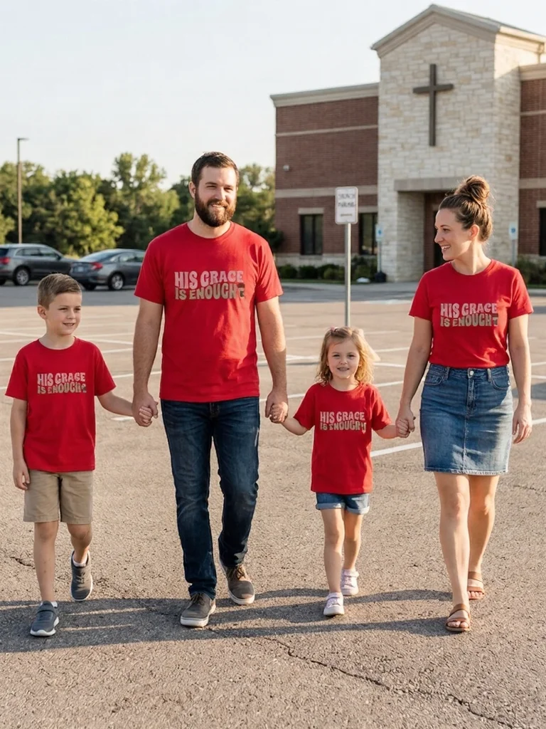 D2You His Grace is Enough T Shirt - Front (unisex) product image (5)