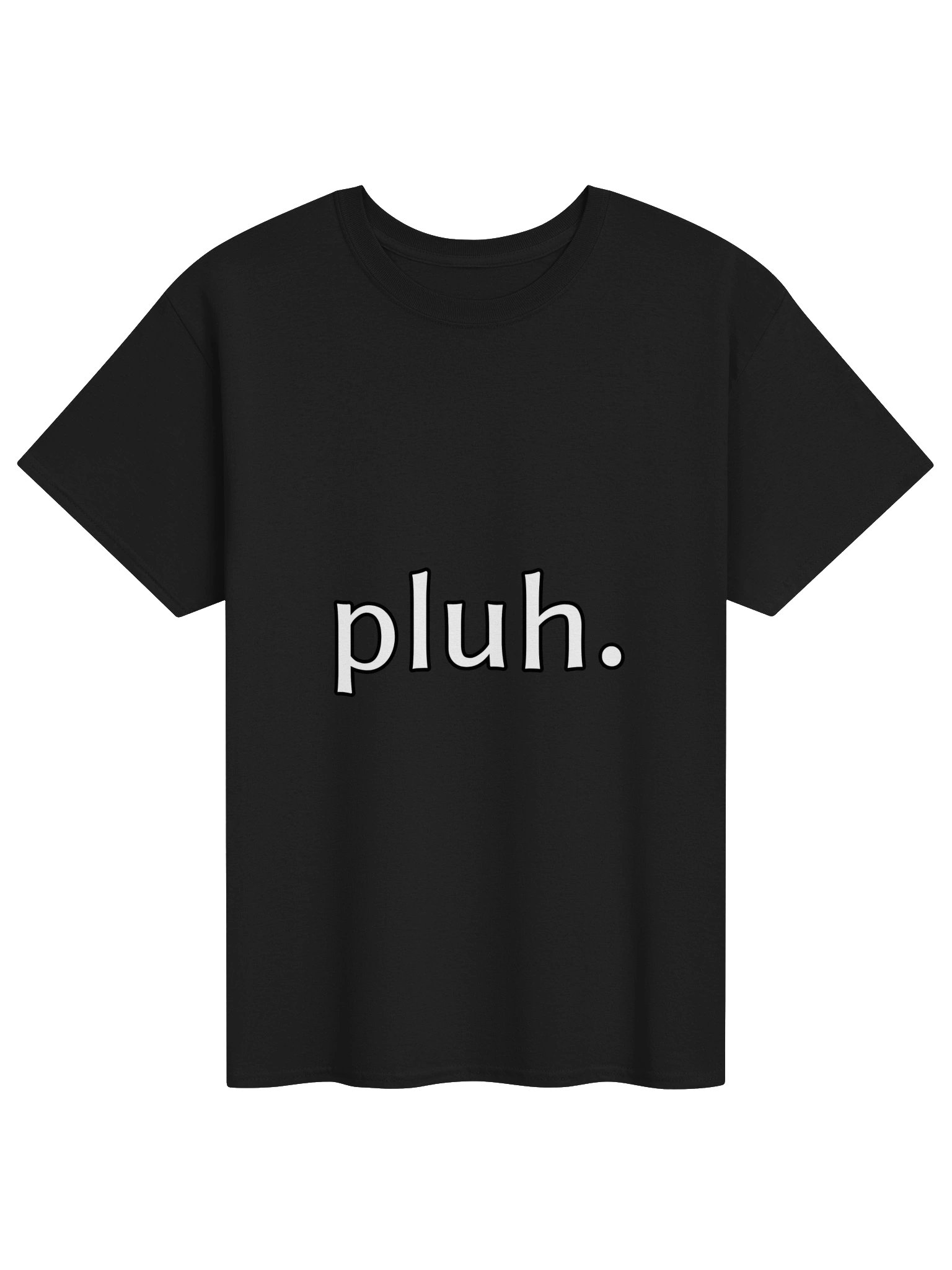 pluh. T-Shirt - Black product image (1)