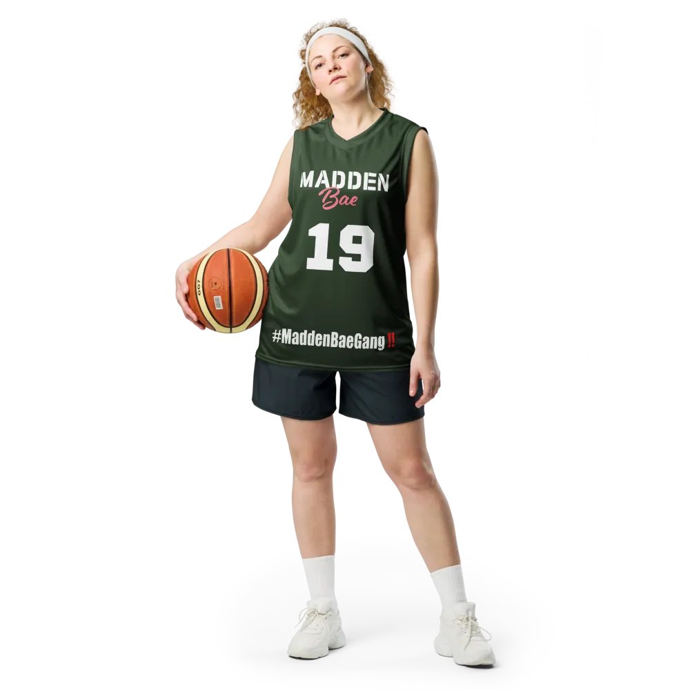 Madden Bae Jersey 👨‍🎨 (Green + White Logo) product image (9)