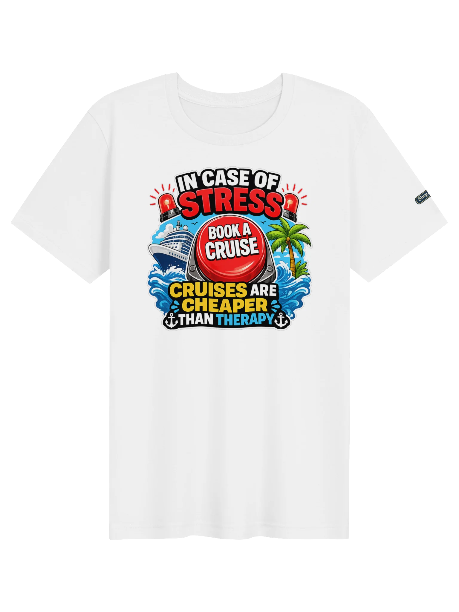 Cruises Are Cheaper Therapy T-Shirt product image (81)