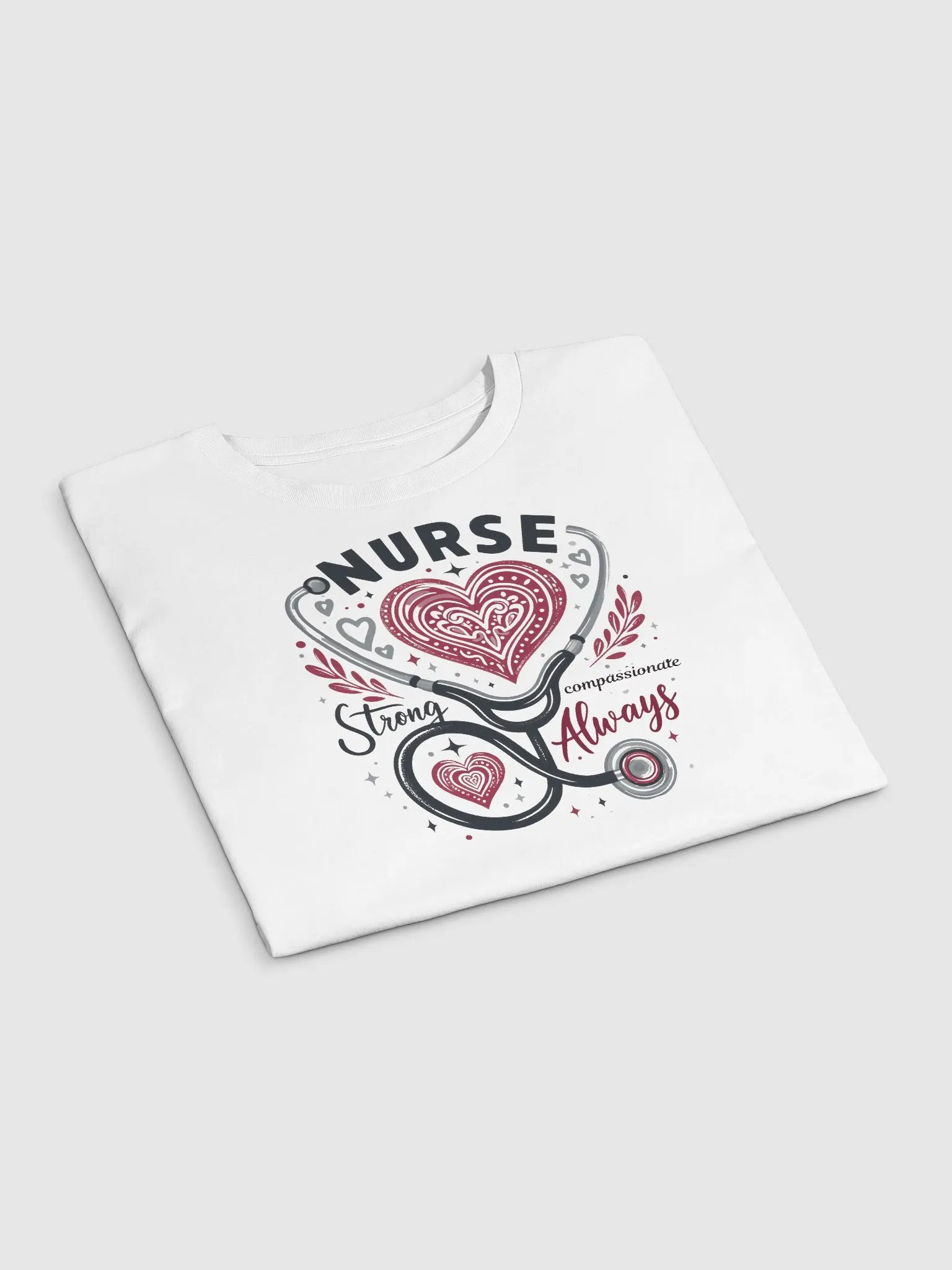 Nurse Love Stethoscope Heart Crop Top product image (9)
