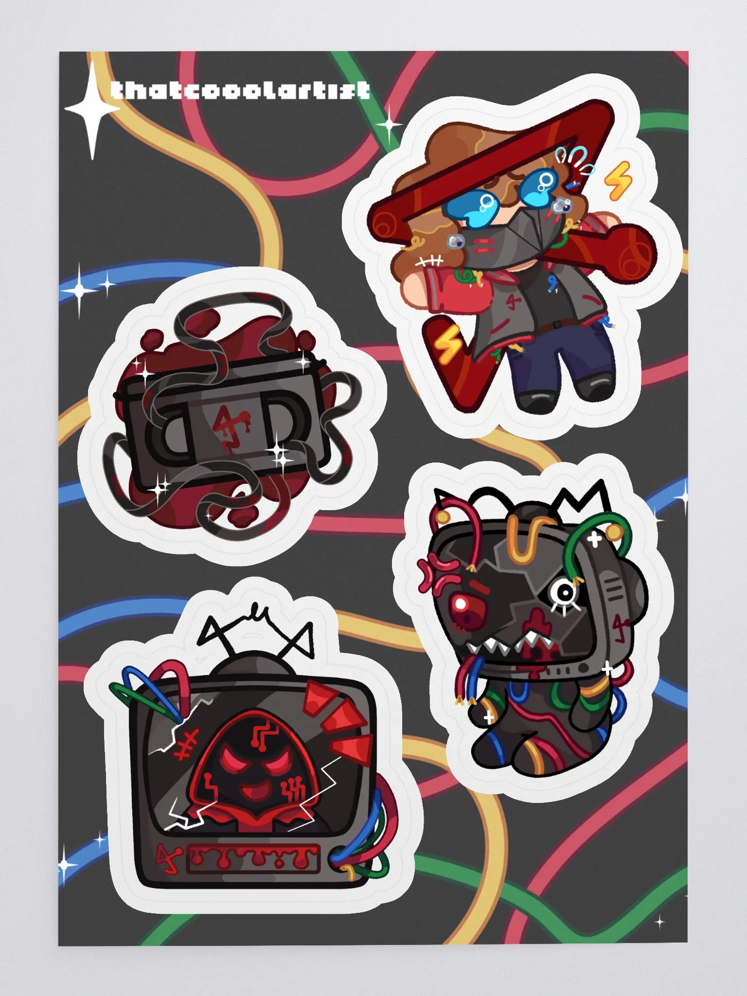 Generation Loss sticker sheet product image (3)