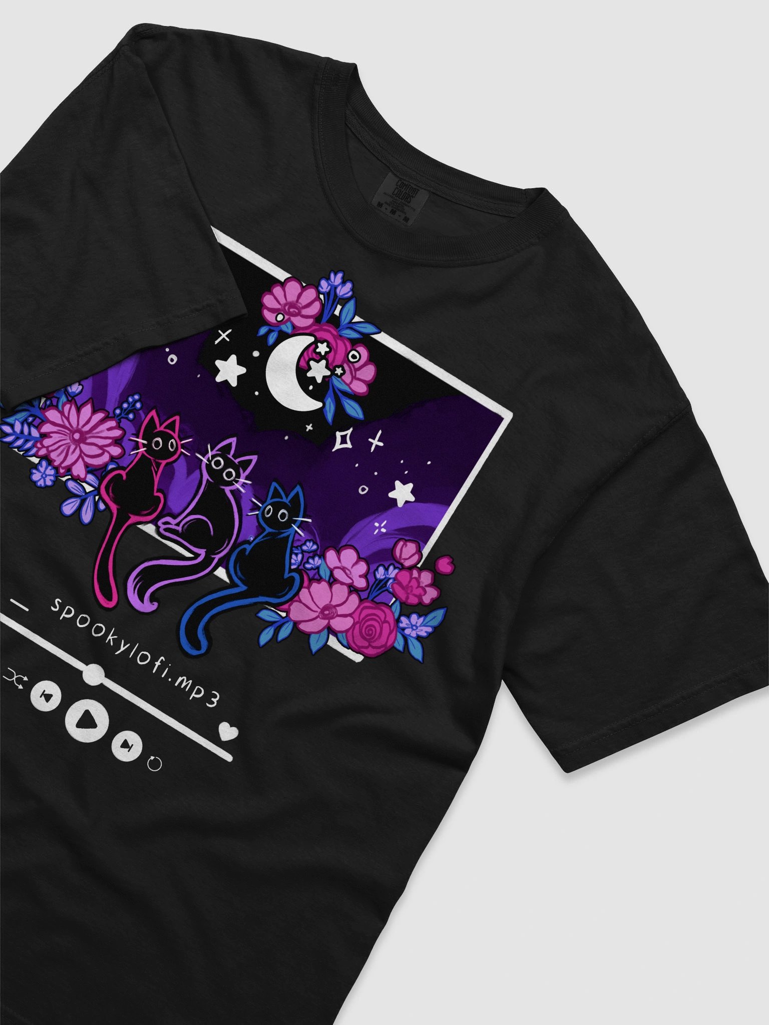 Subtle Bisexual Pride Lofi Cat Tee product image (3)