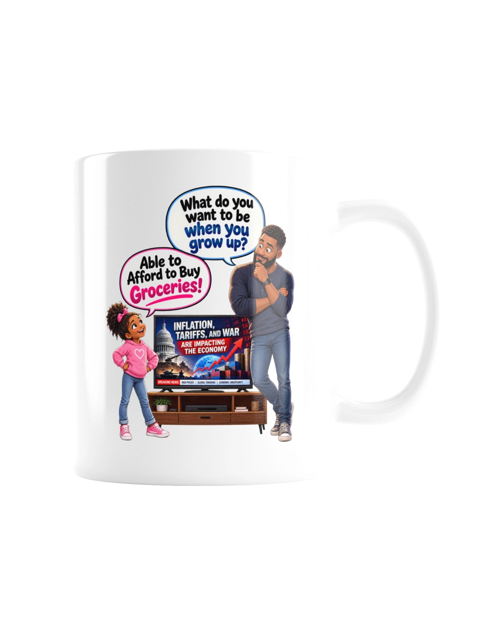 ABLE TO AFFORD TO BUY GROCERIES! MUG product image (9)