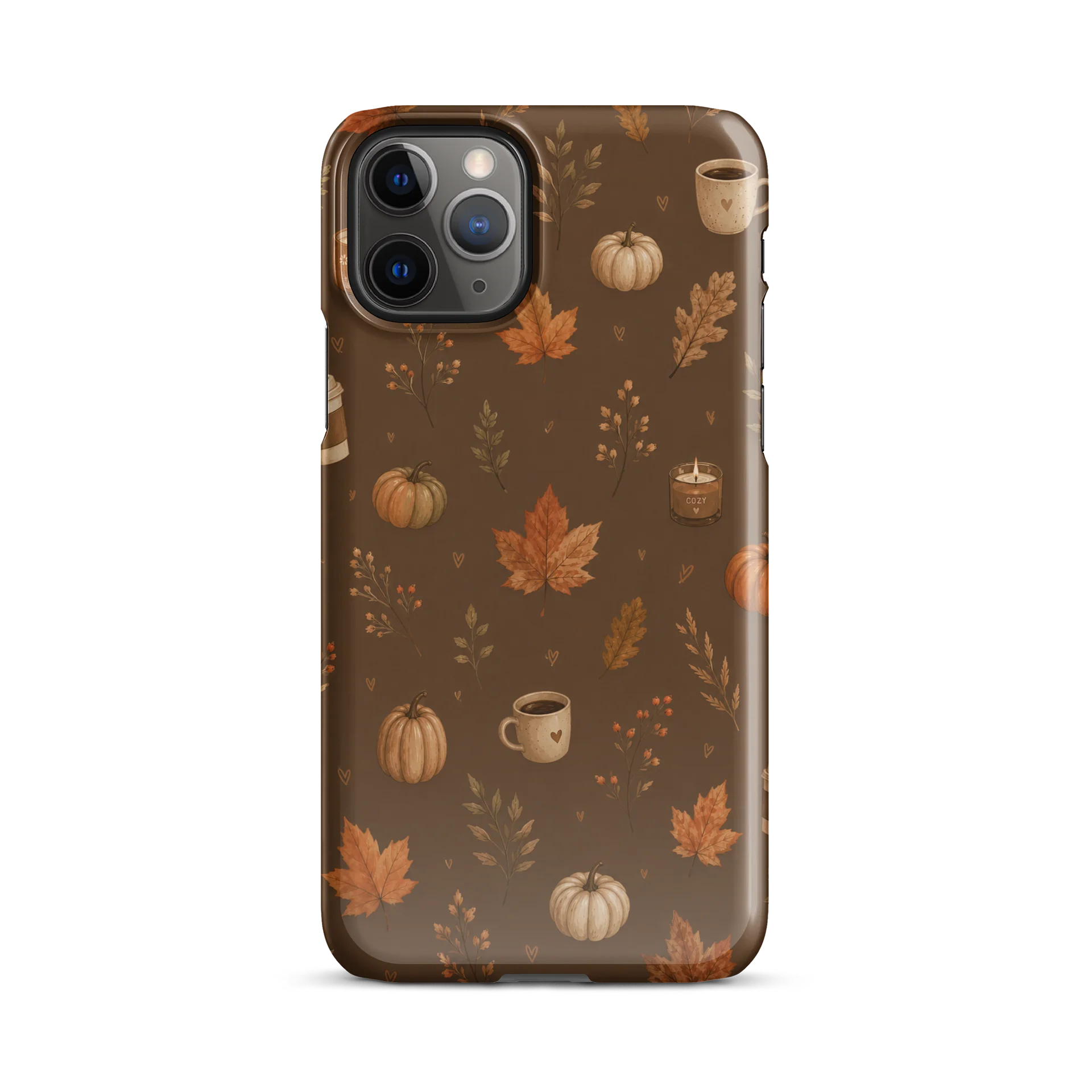 Autumn Coffee & Pumpkin iPhone Snap Case product image (29)