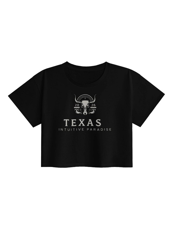 Texas Longhorn Skull Crop Top product image (1)
