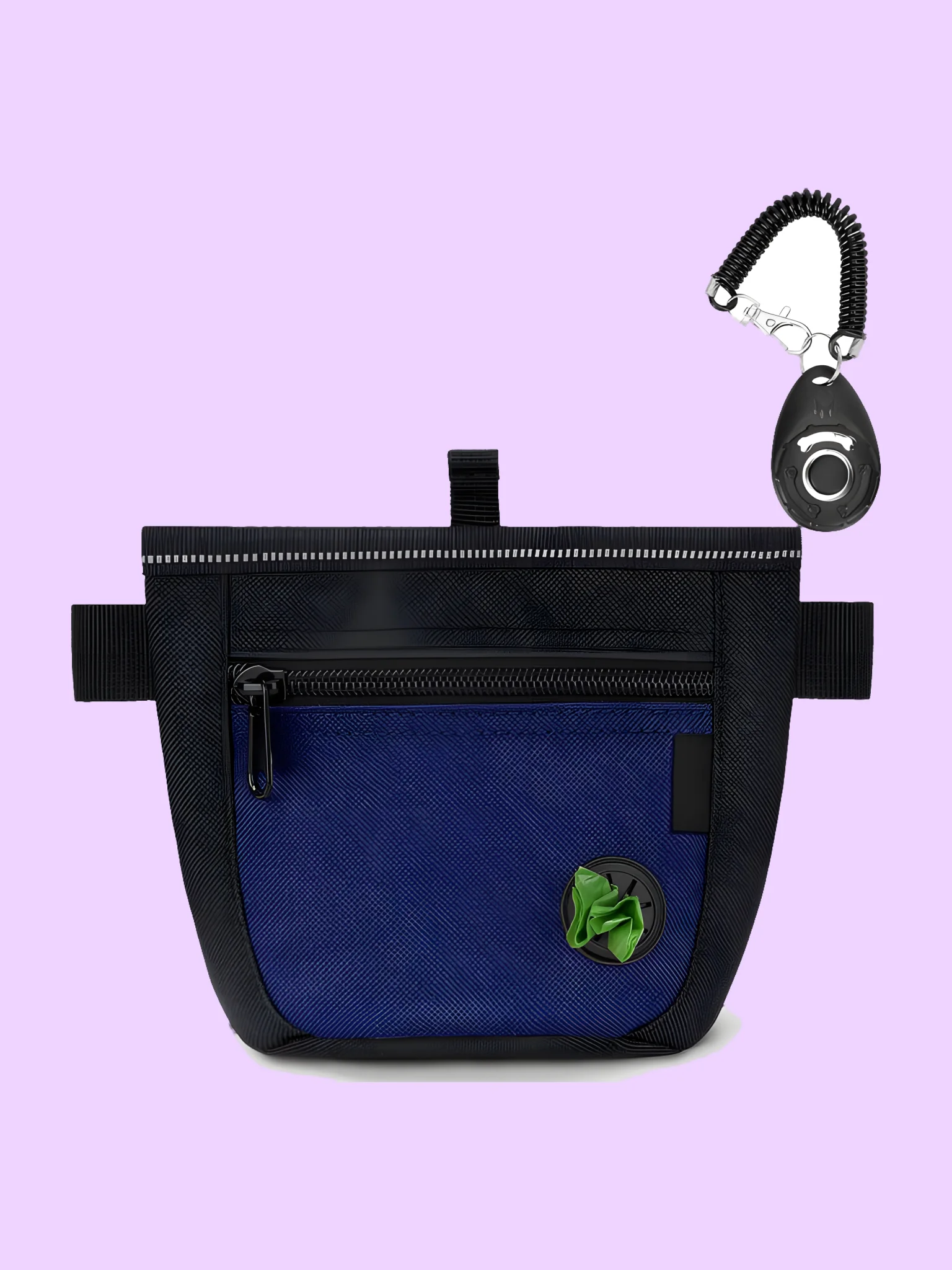 Magnetic Dog Treat Training Pouch with Clicker product image (2)